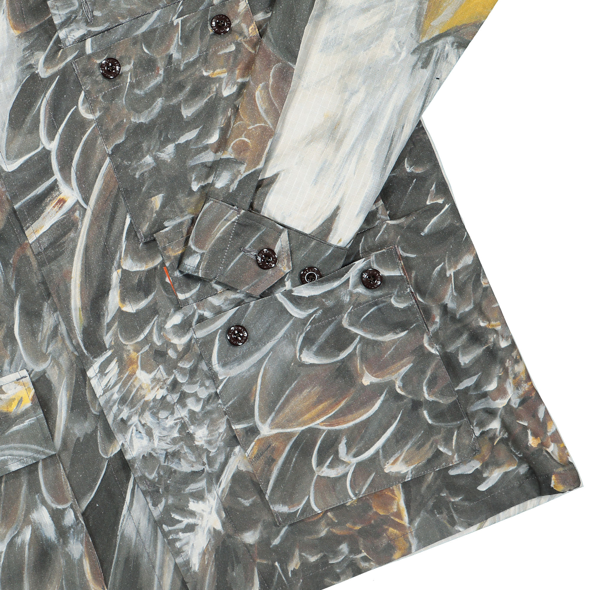 WTAPS JMOD 02 / LS / Cotton. Ripstop. Wed Camo. Identity Wed Camo Shirts Detailfoto | Overkill