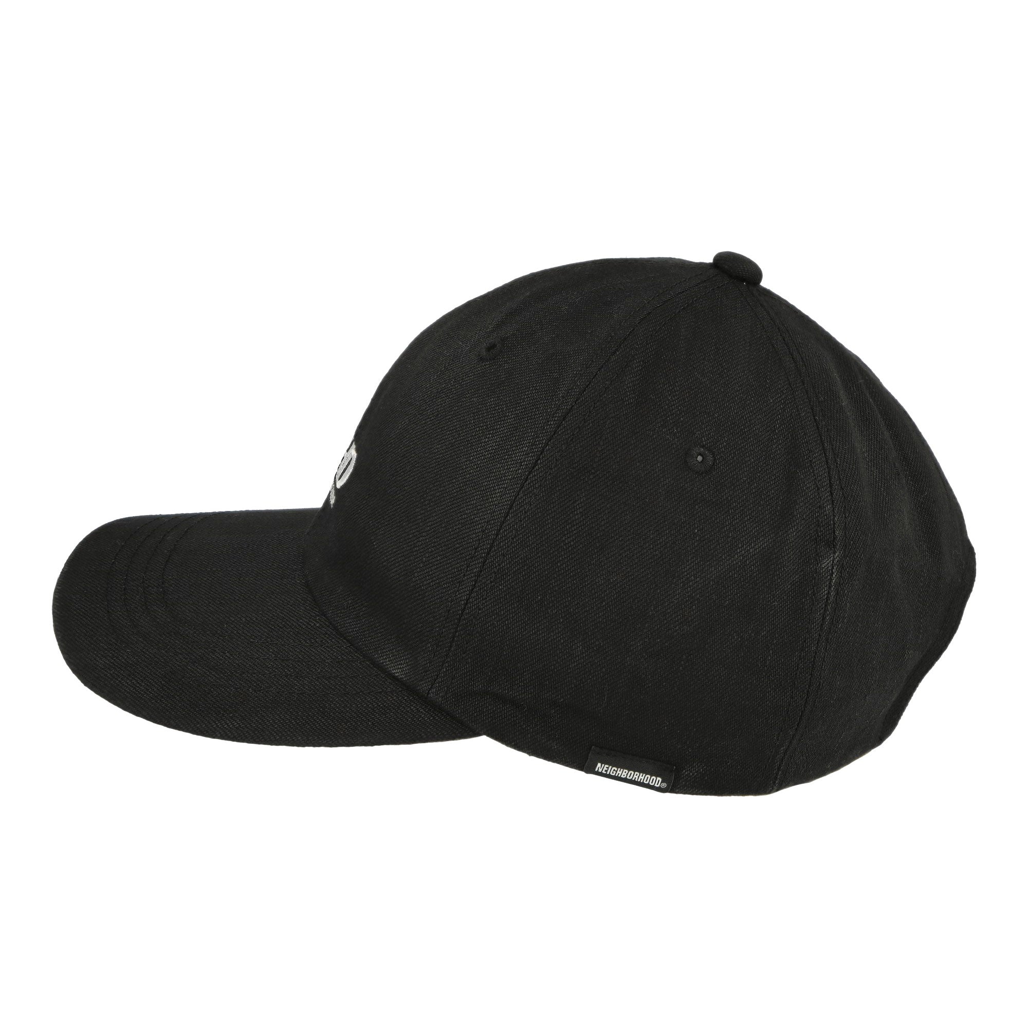 Neighborhood Denim Dad Cap Black x Black Caps Material | Overkill
