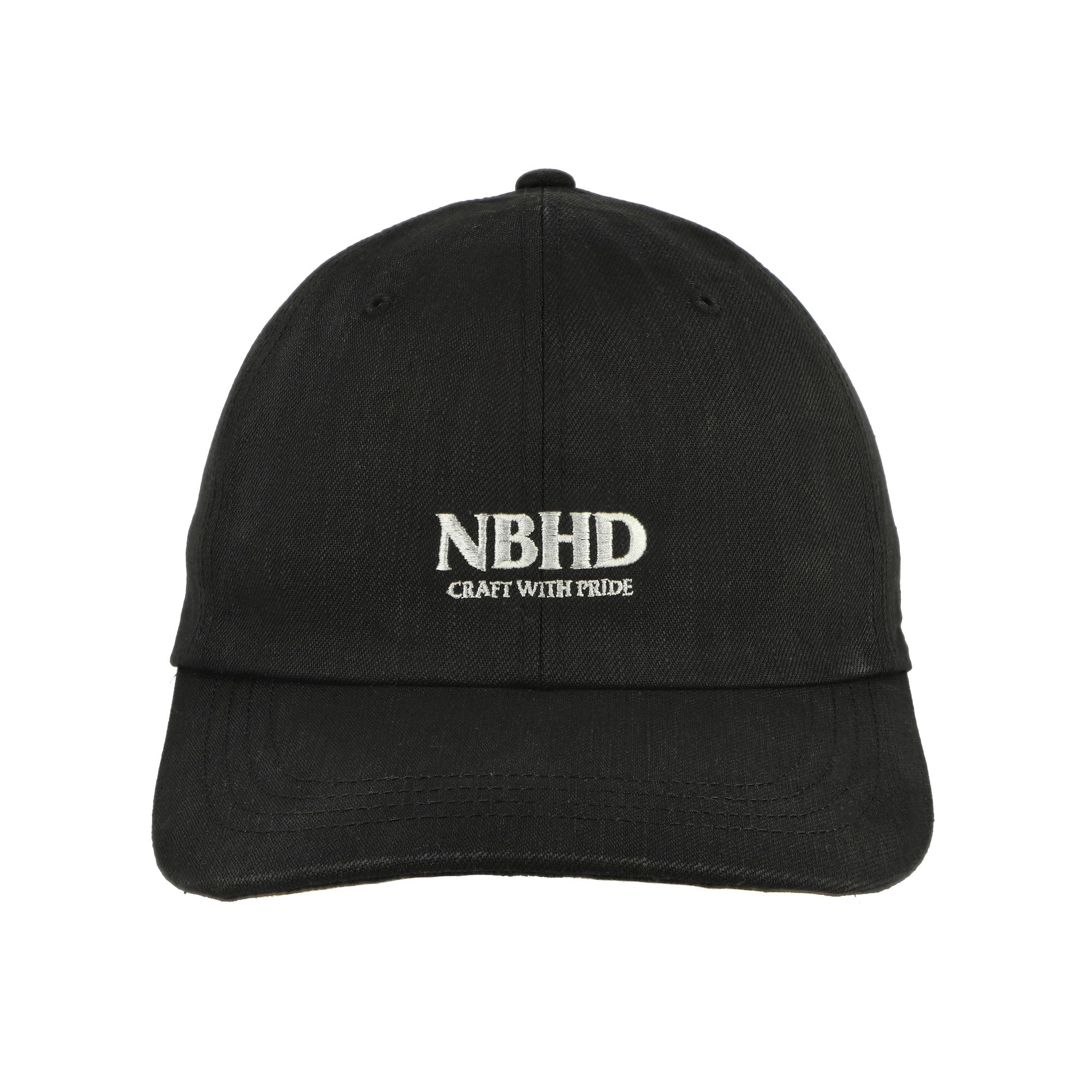 Neighborhood Denim Dad Cap Black x Black Caps Detailfoto | Overkill