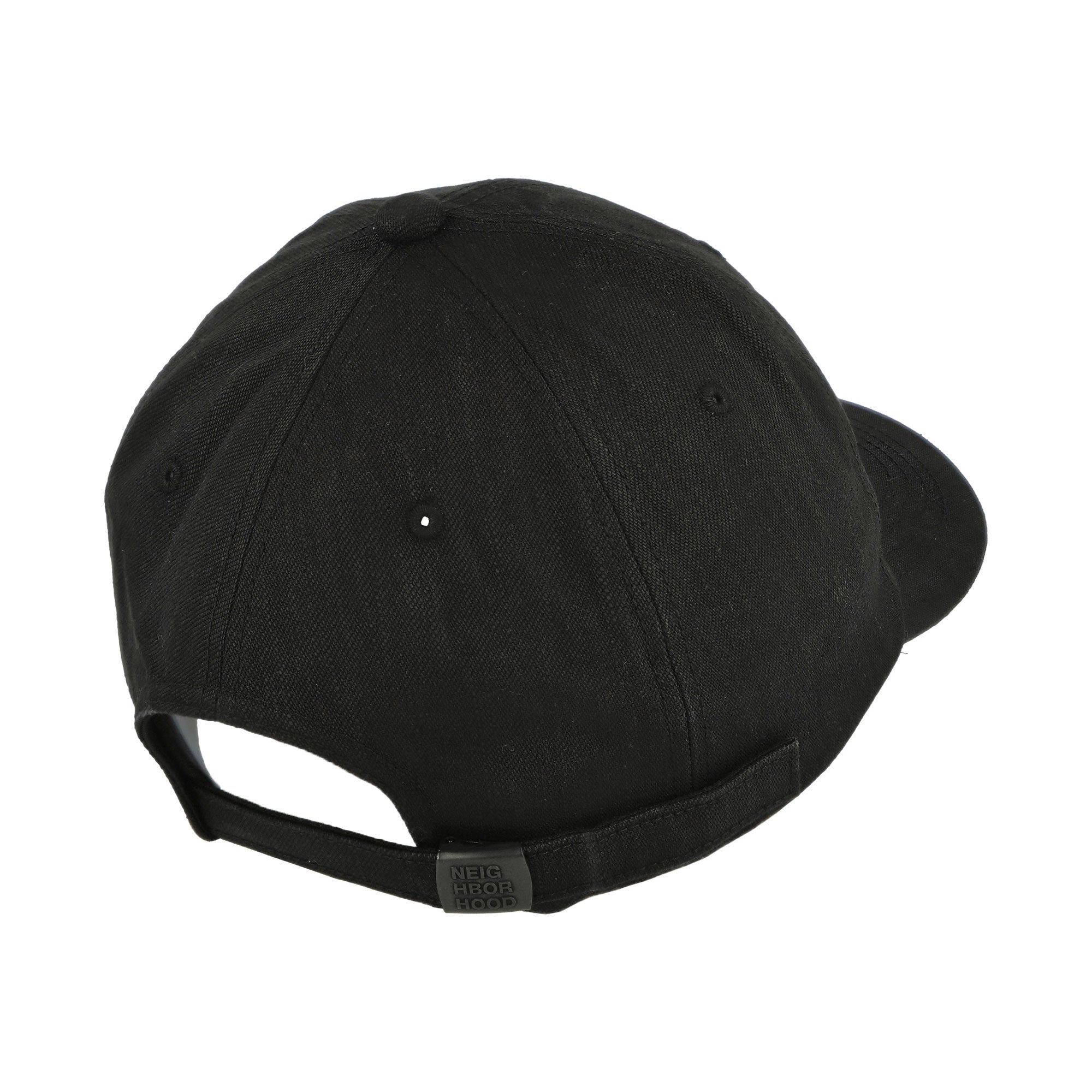 Neighborhood Denim Dad Cap Black x Black Caps Detail view 1 | Overkill