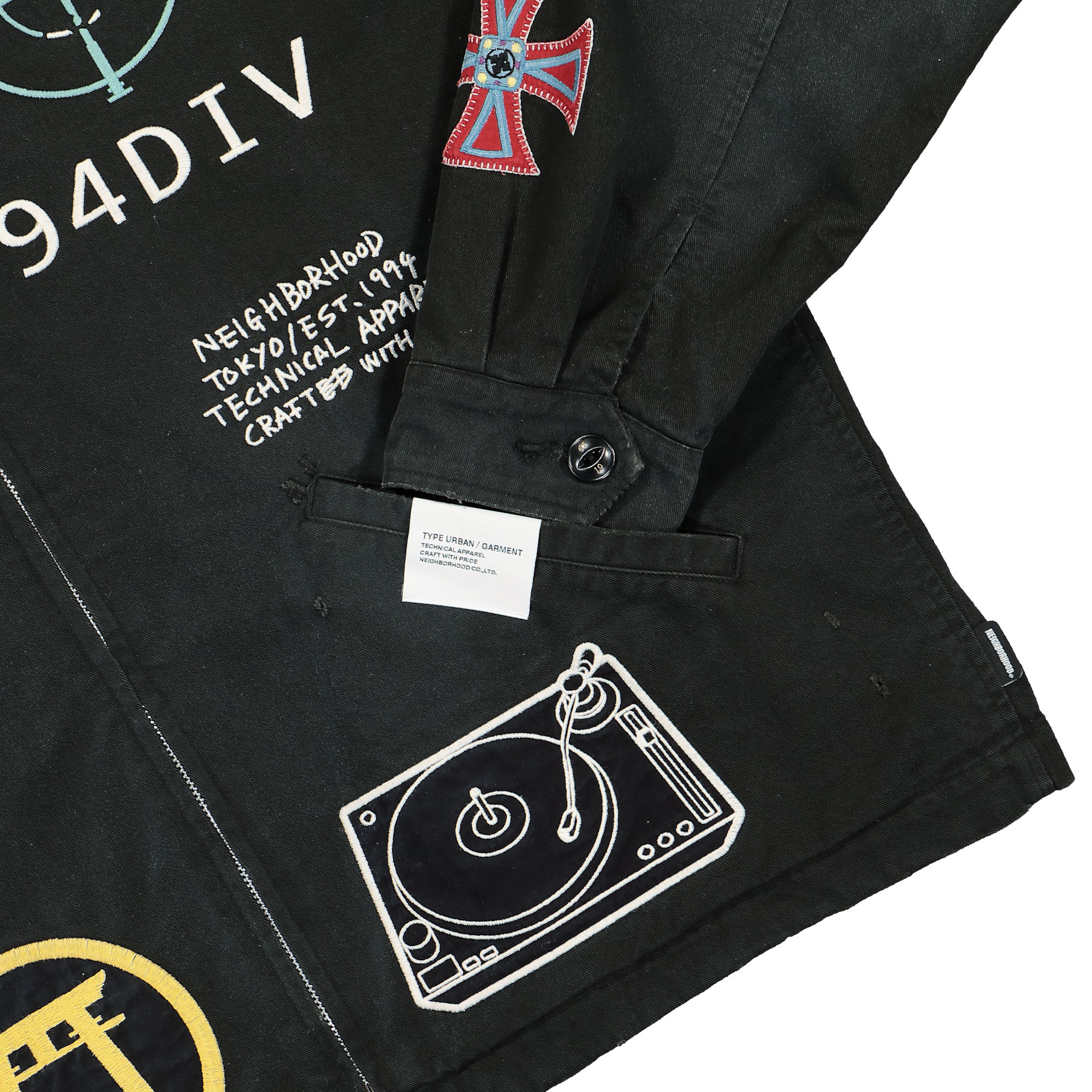 Neighborhood Savage Souvenir Jacket Black Jackets Detailfoto | Overkill