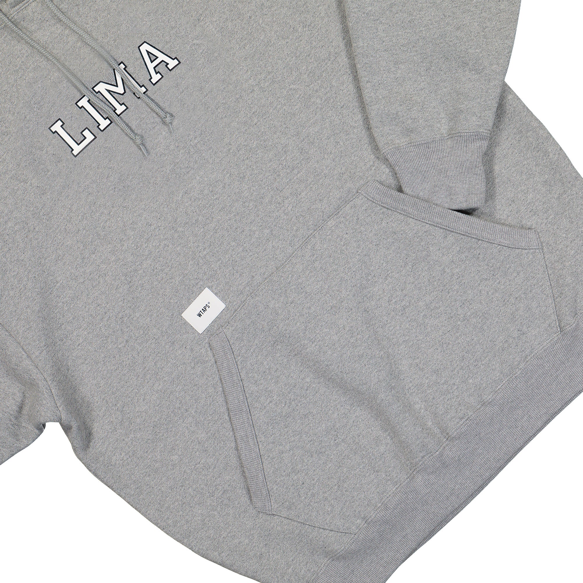 WTAPS Academy / Hoody / Cotton Ash Gray Hoodies Detail view 5 | Overkill