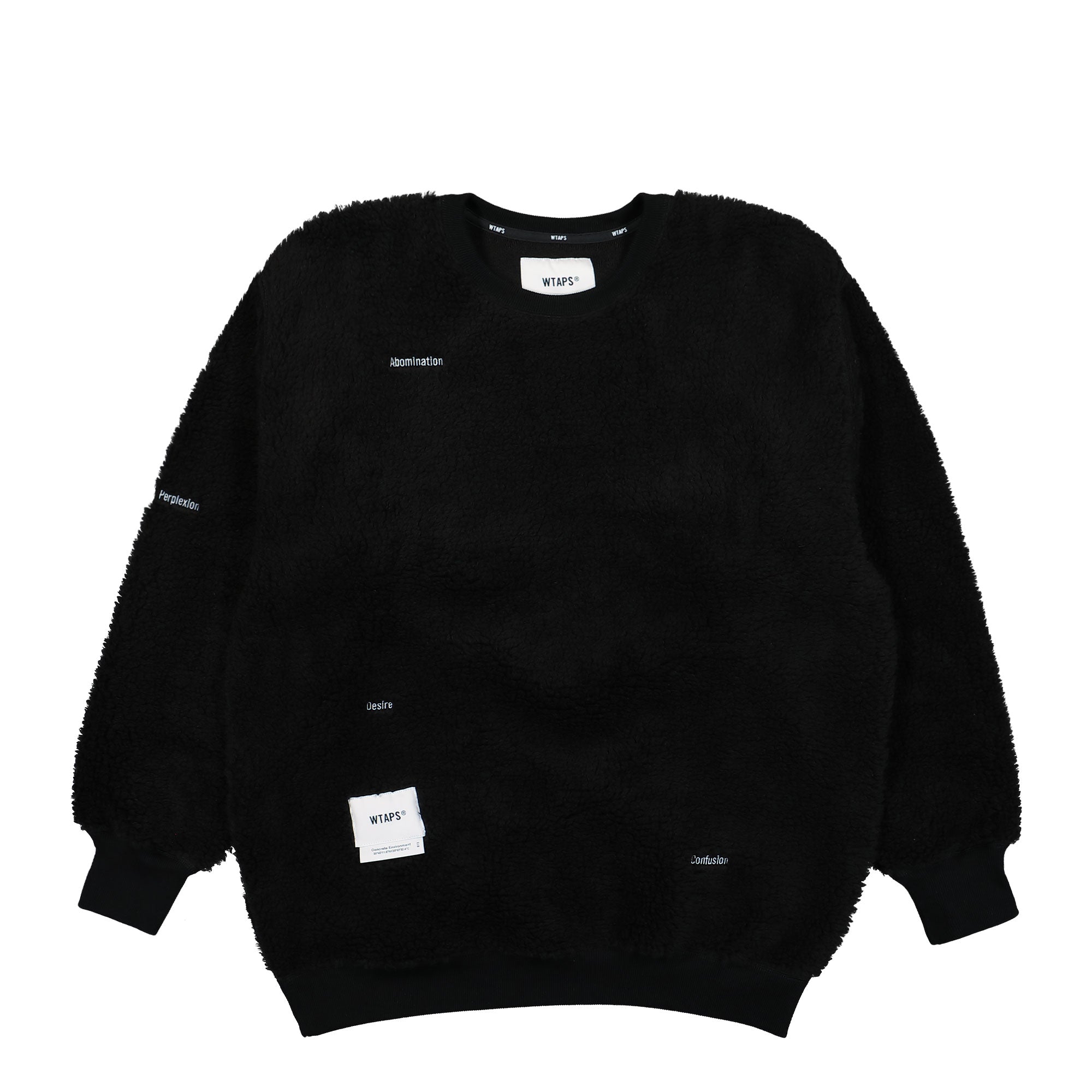 WTAPS BC / Sweater / POAC Black Sweatshirts 242ATDT-CSM24 / Black | Overkill