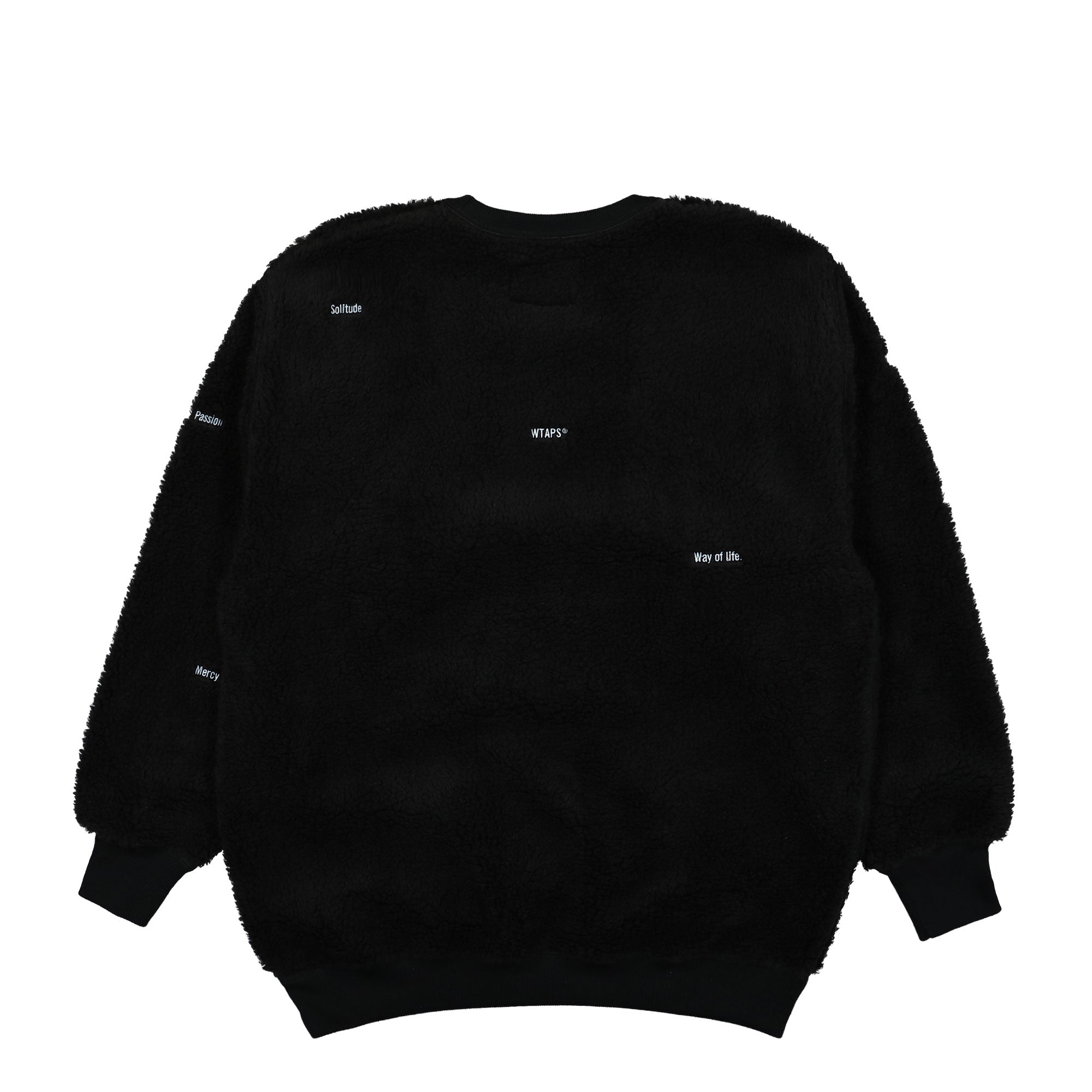 WTAPS BC / Sweater / POAC Black Sweatshirts Material | Overkill