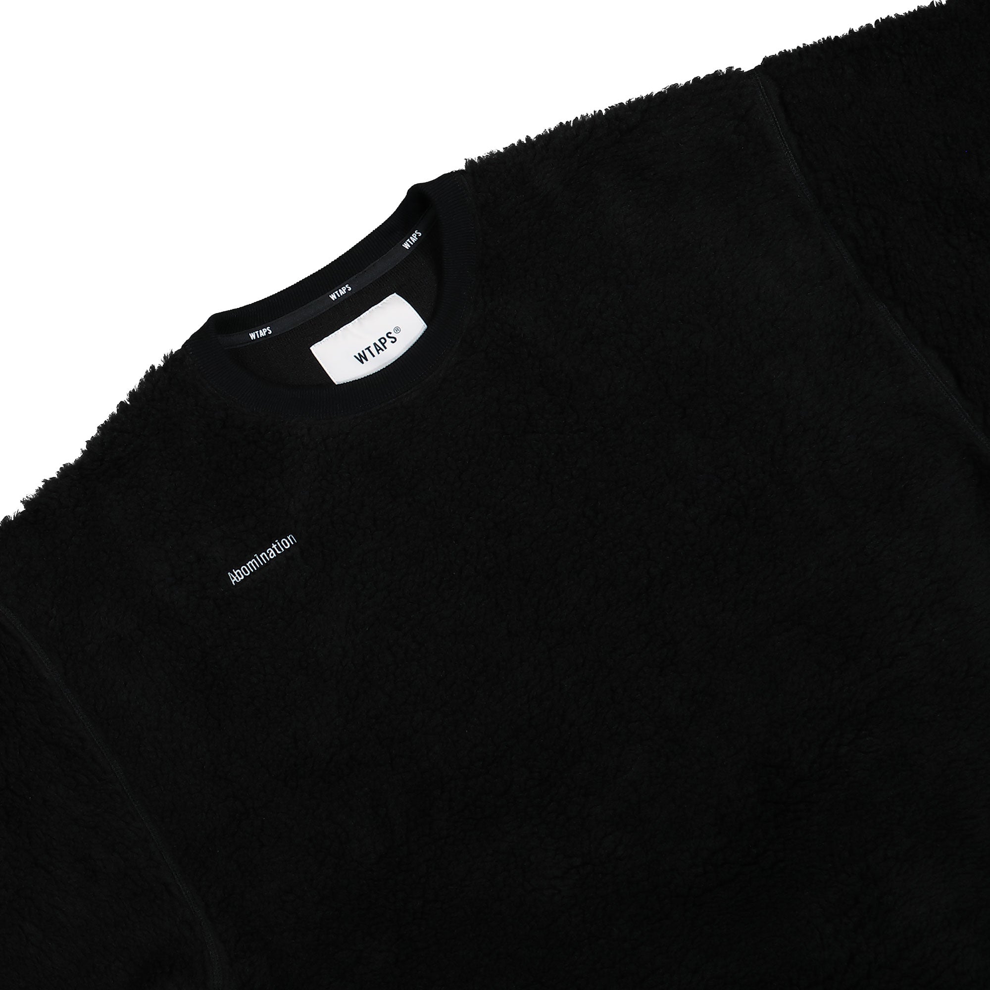WTAPS BC / Sweater / POAC Black Sweatshirts Close-up | Overkill