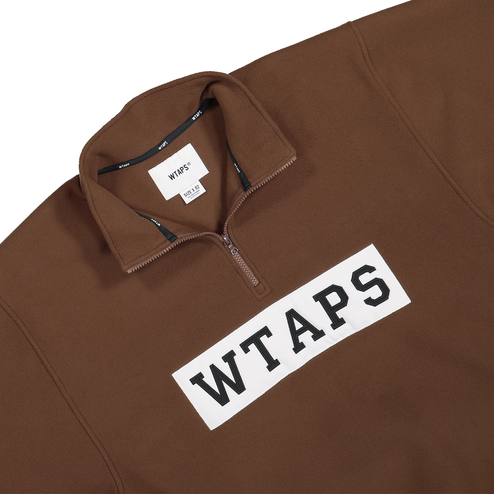 WTAPS DEPST 02 / Sweater / Poly Brown Sweatshirts Close-up | Overkill