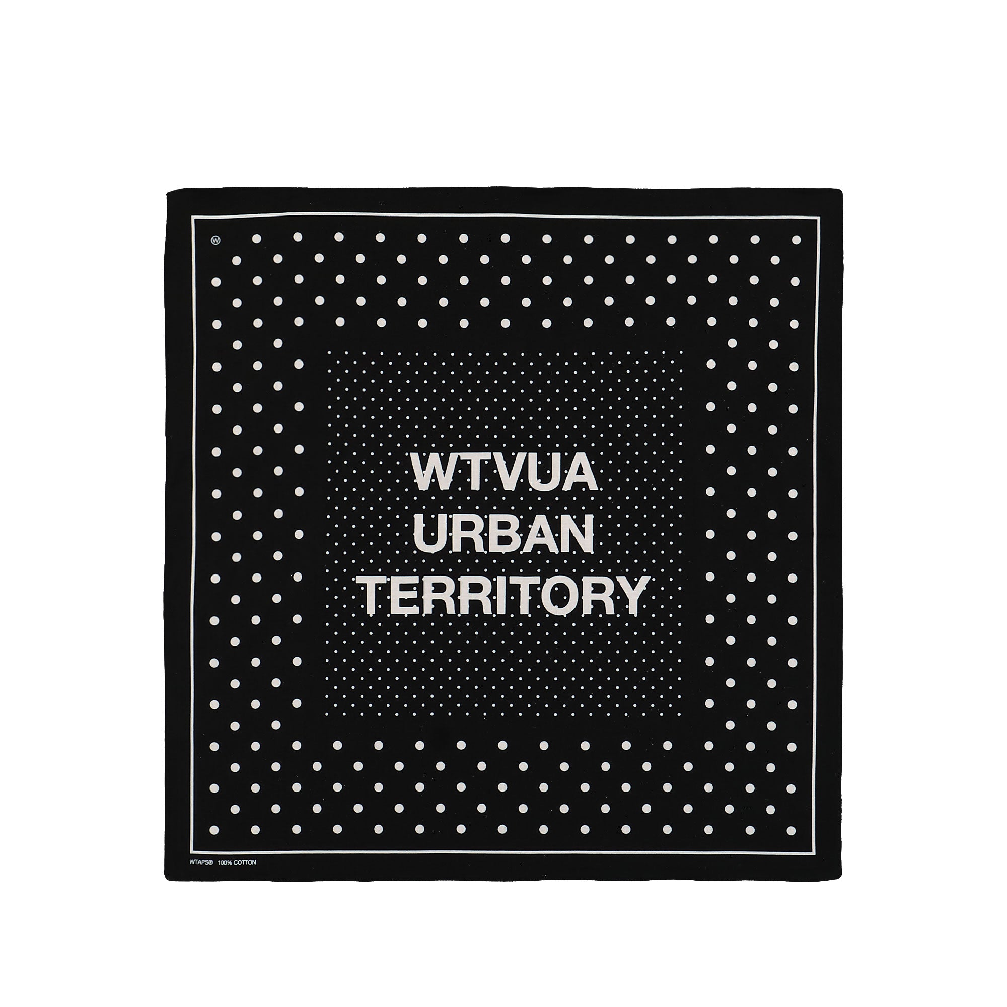 WTAPS Bandaria / Bandana / Cotton Black Bandanas 242BXDT-AC02 / Black | Overkill