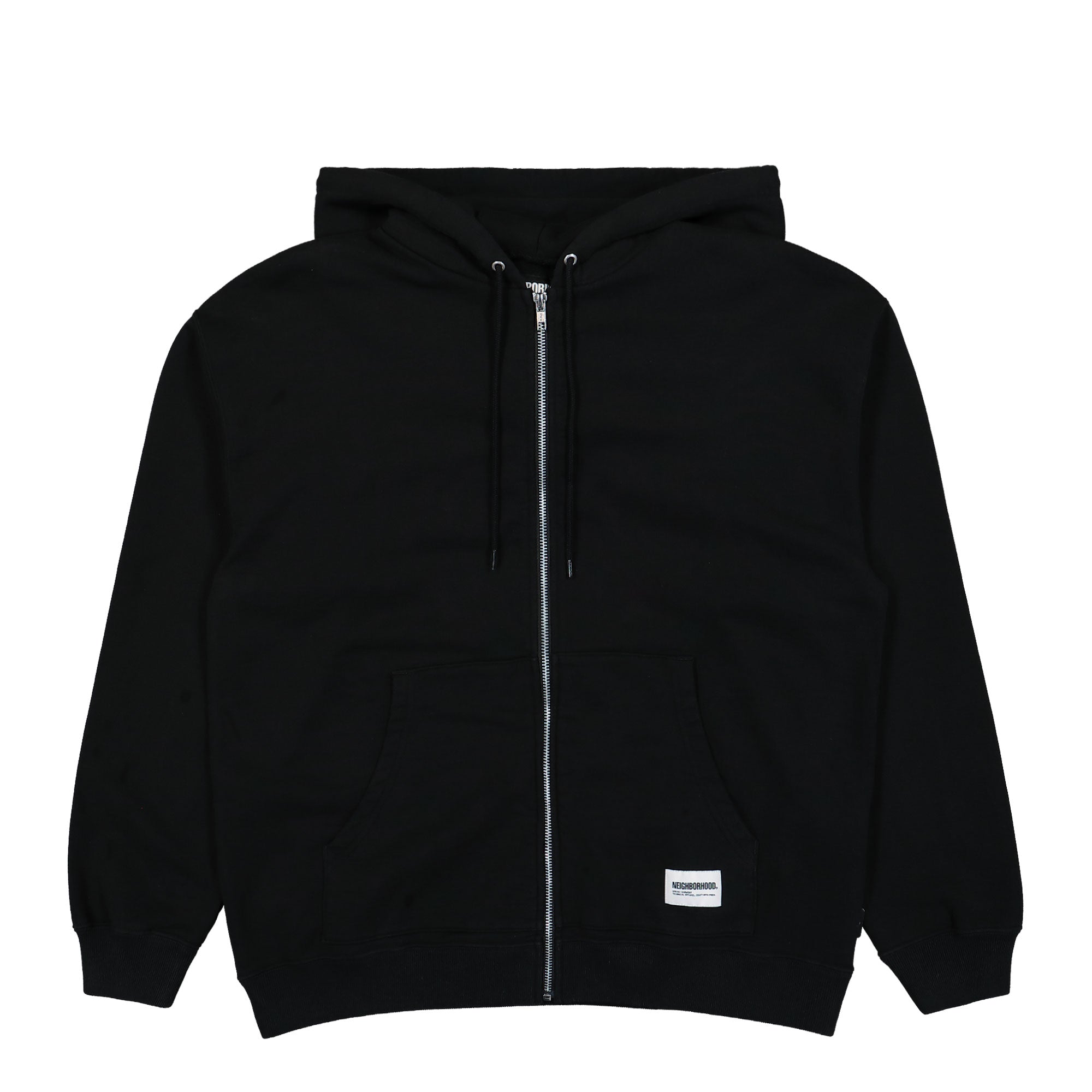 Neighborhood Classic Sweat Zip Hoodie LS Black Hoodies 242FPNH-CSM05 / Black | Overkill