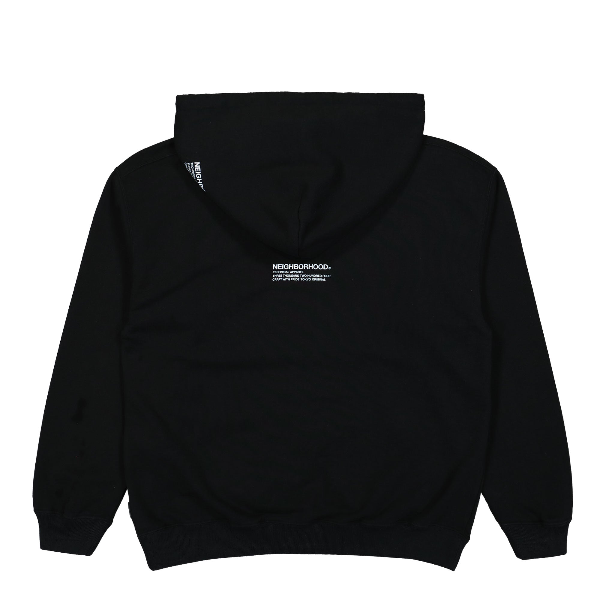 Neighborhood Classic Sweat Zip Hoodie LS Black Hoodies Material | Overkill