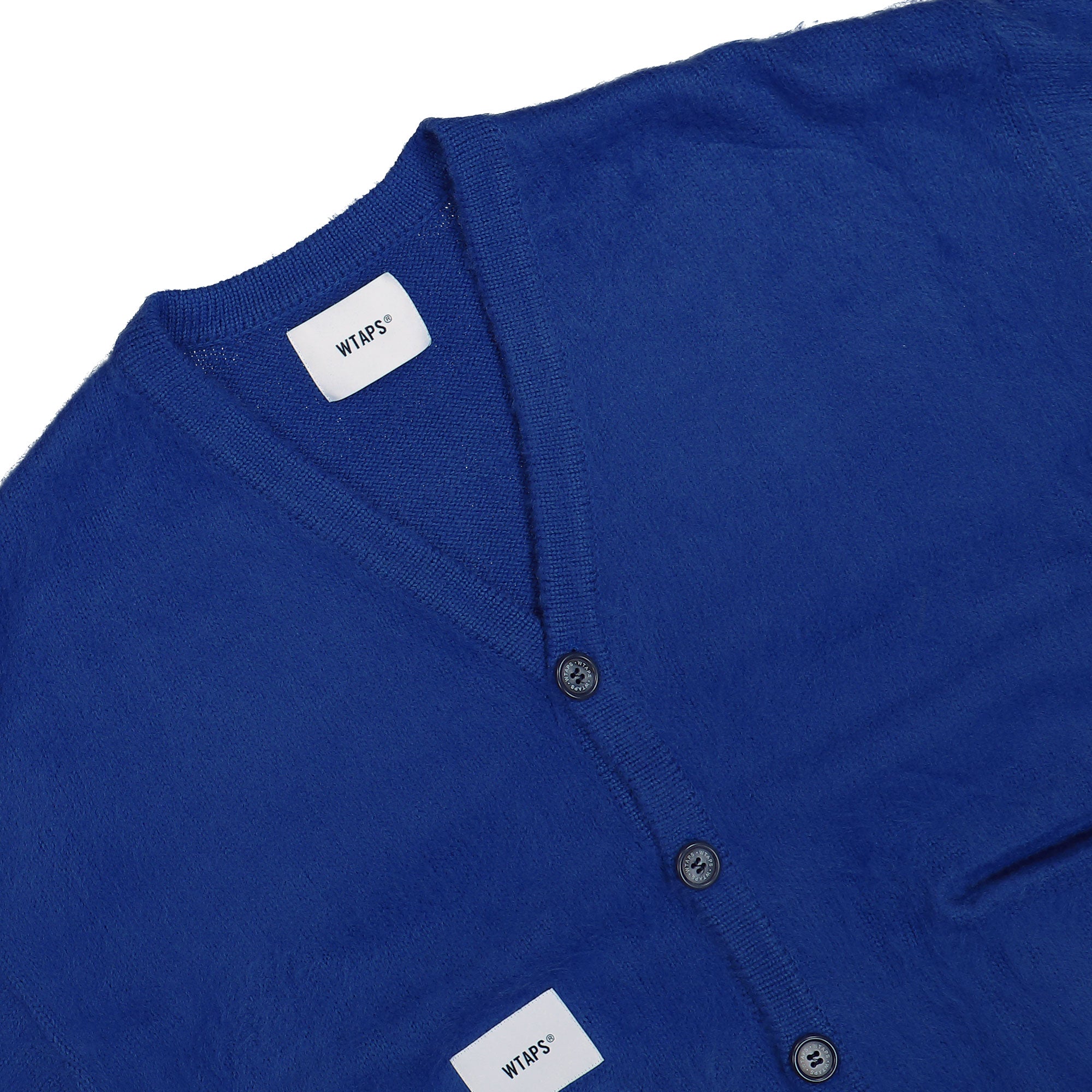 WTAPS Palmer / Sweater / Acrylic Blue Cardigans Detailfoto | Overkill