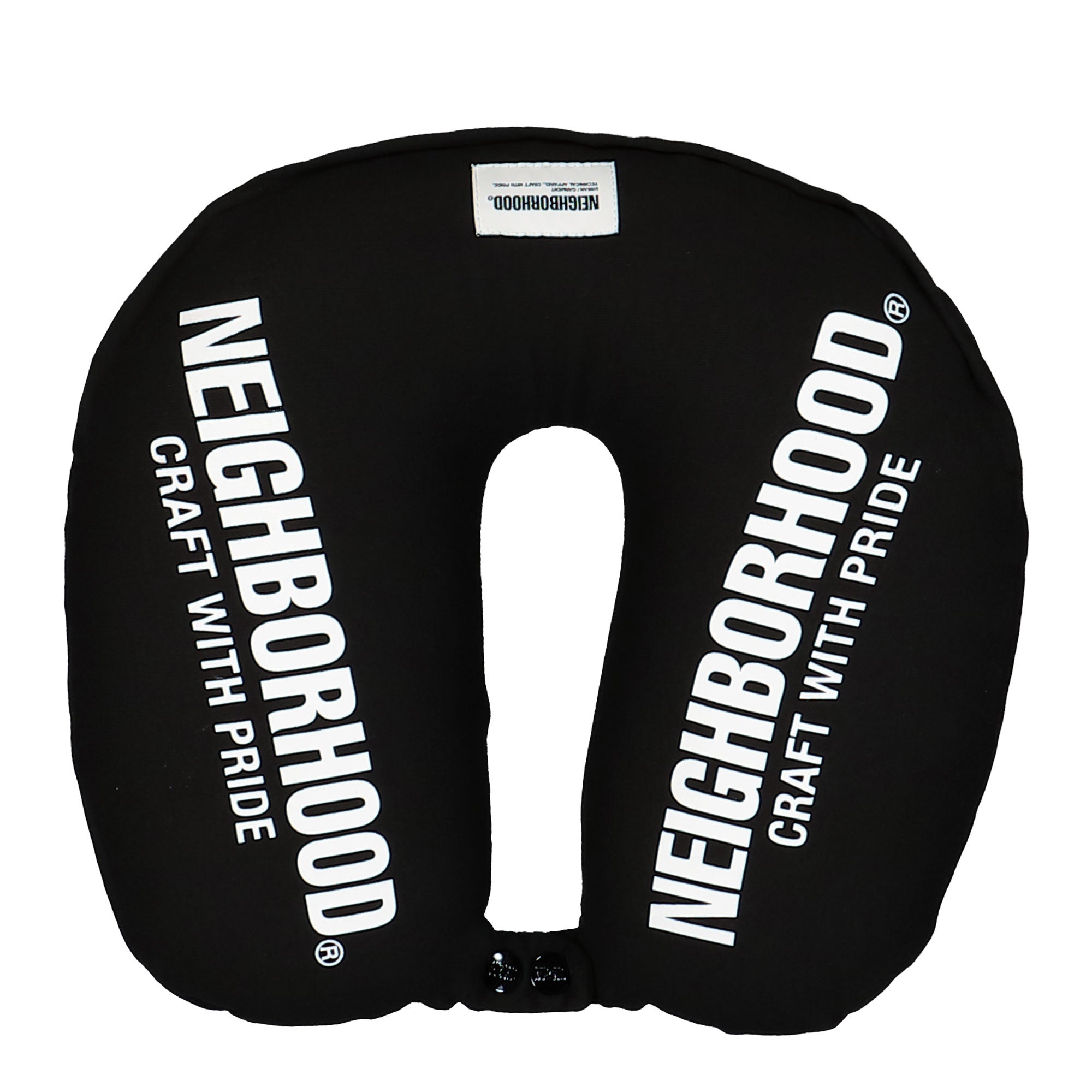 Neighborhood Logo Neck Pillow Black Other Home Accessories 242MYNH-AC12 / Black | Overkill