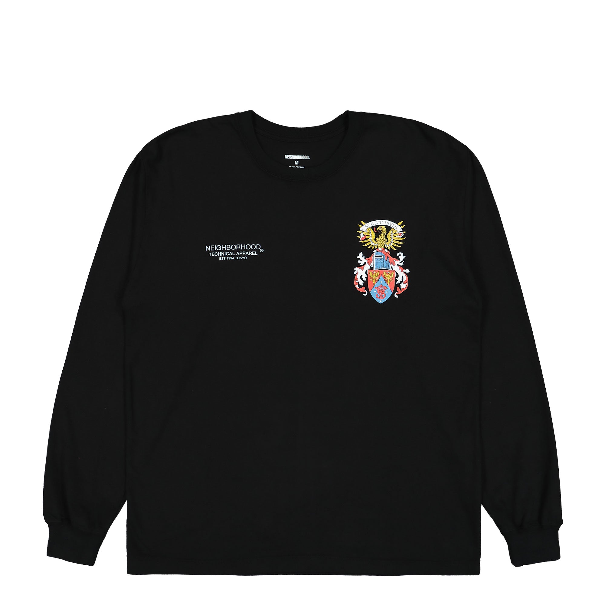 Neighborhood NH. Tee LS-13 Black Longsleeves 242PCNH-LT13 / Black | Overkill