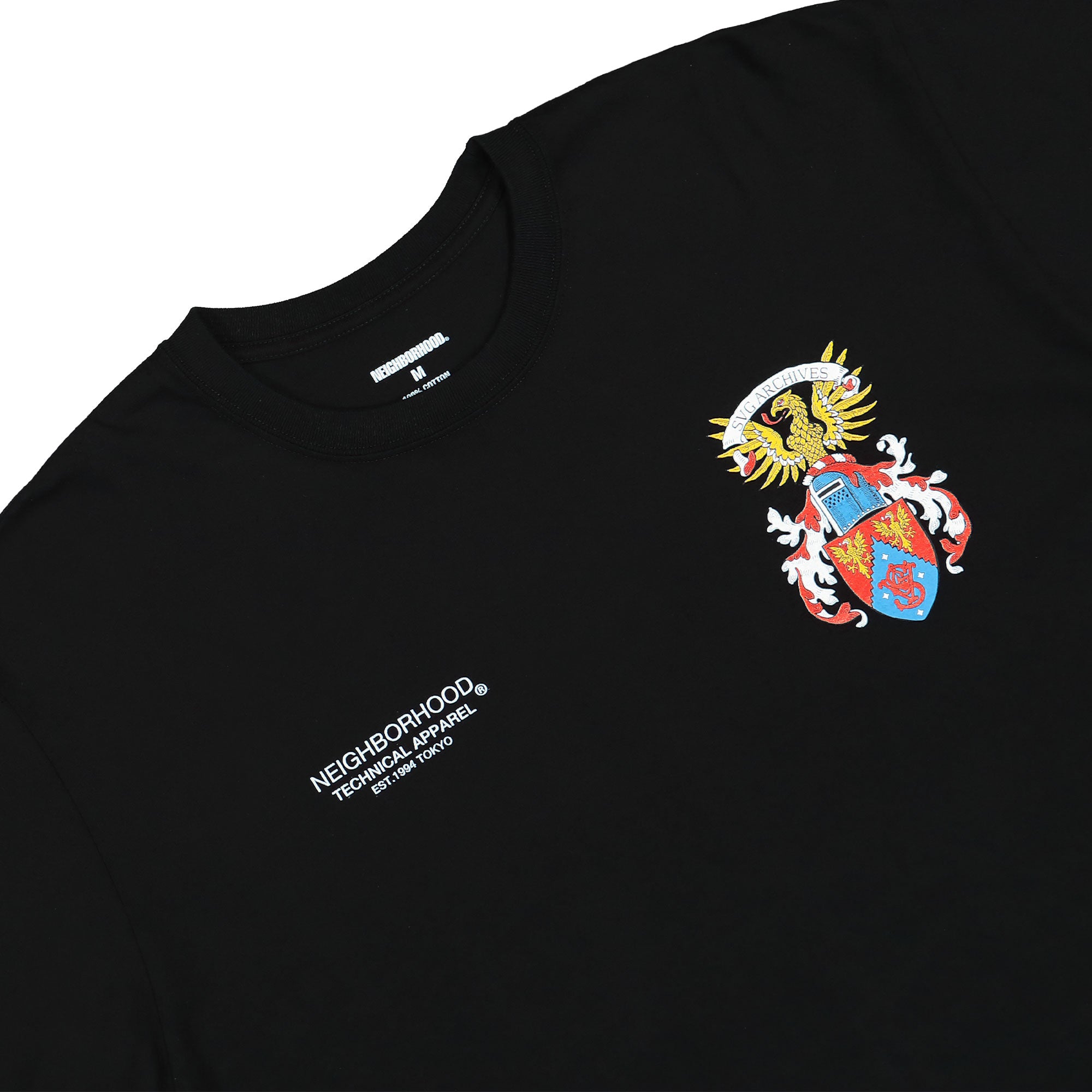 Neighborhood NH. Tee LS-13 Black Longsleeves Material | Overkill