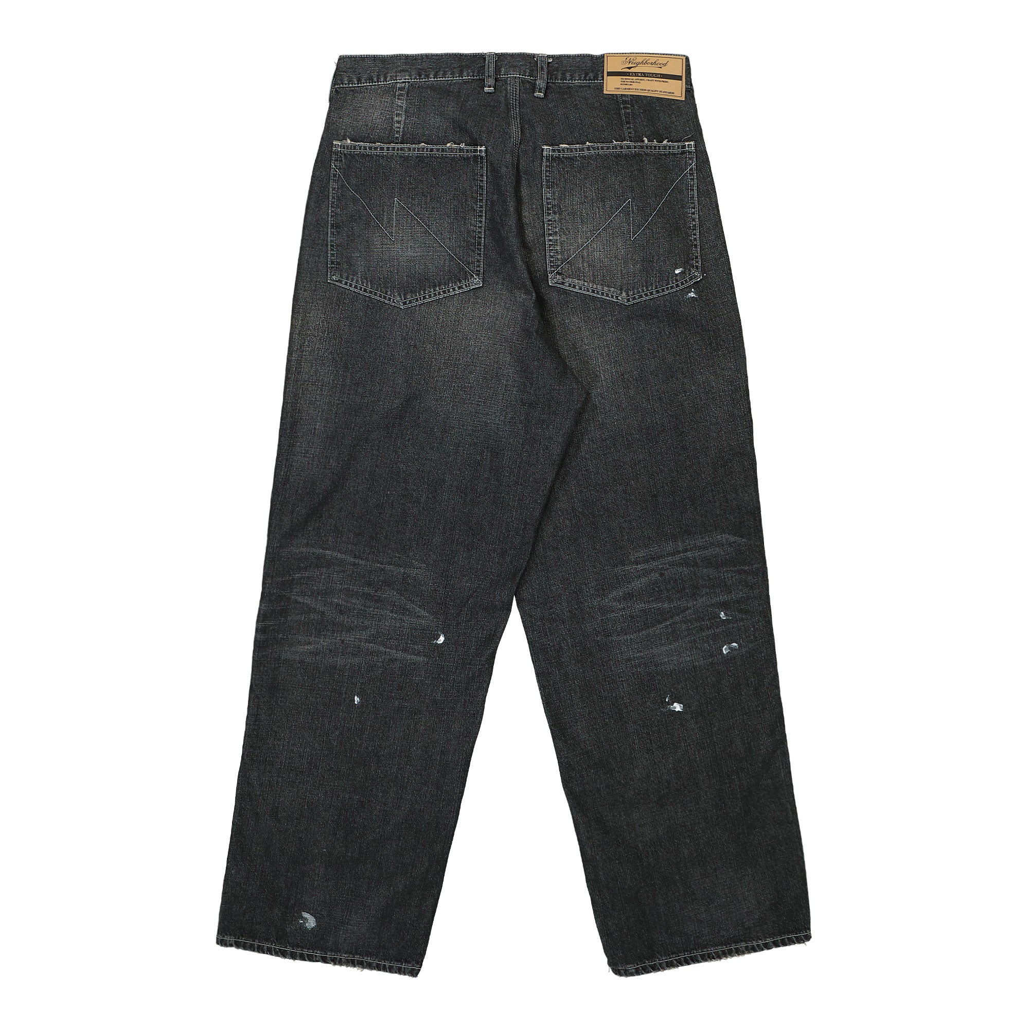 Neighborhood Washed Utility Pants Black Jeans Material | Overkill