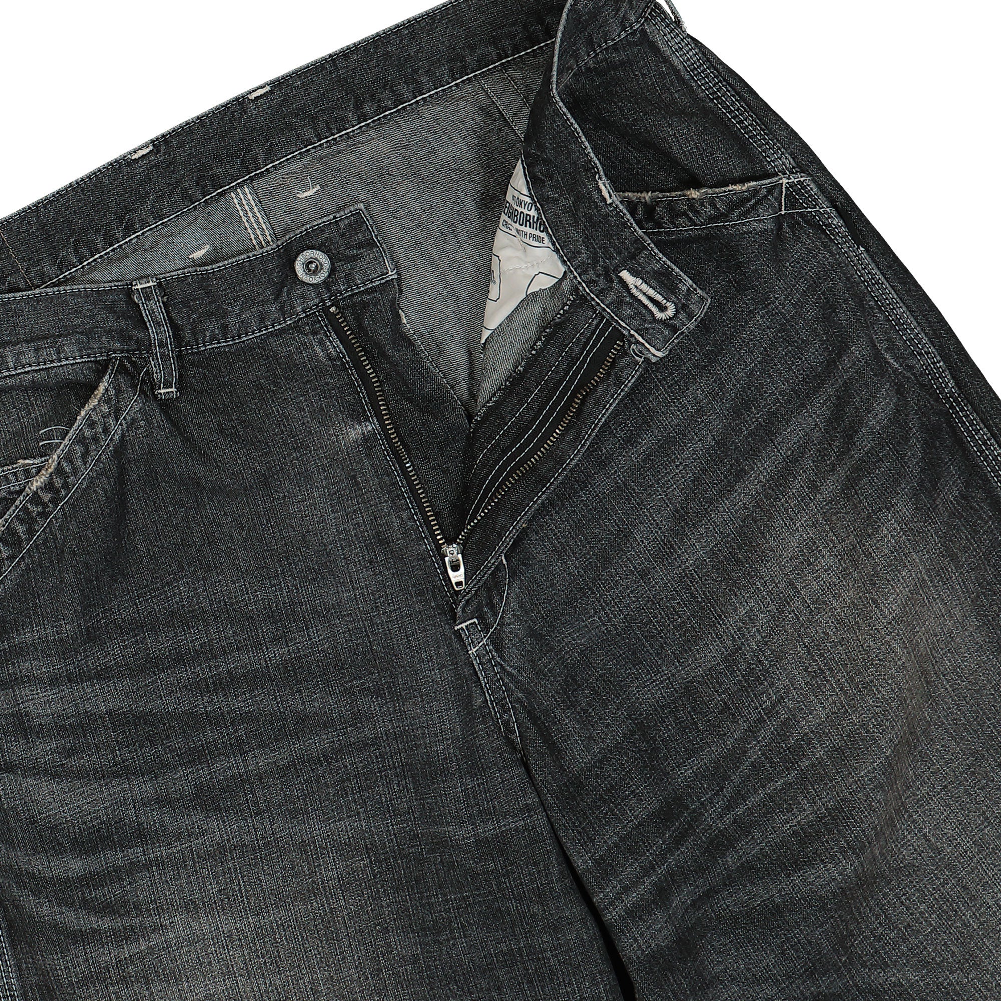 Neighborhood Washed Utility Pants Black Jeans Detail view 1 | Overkill