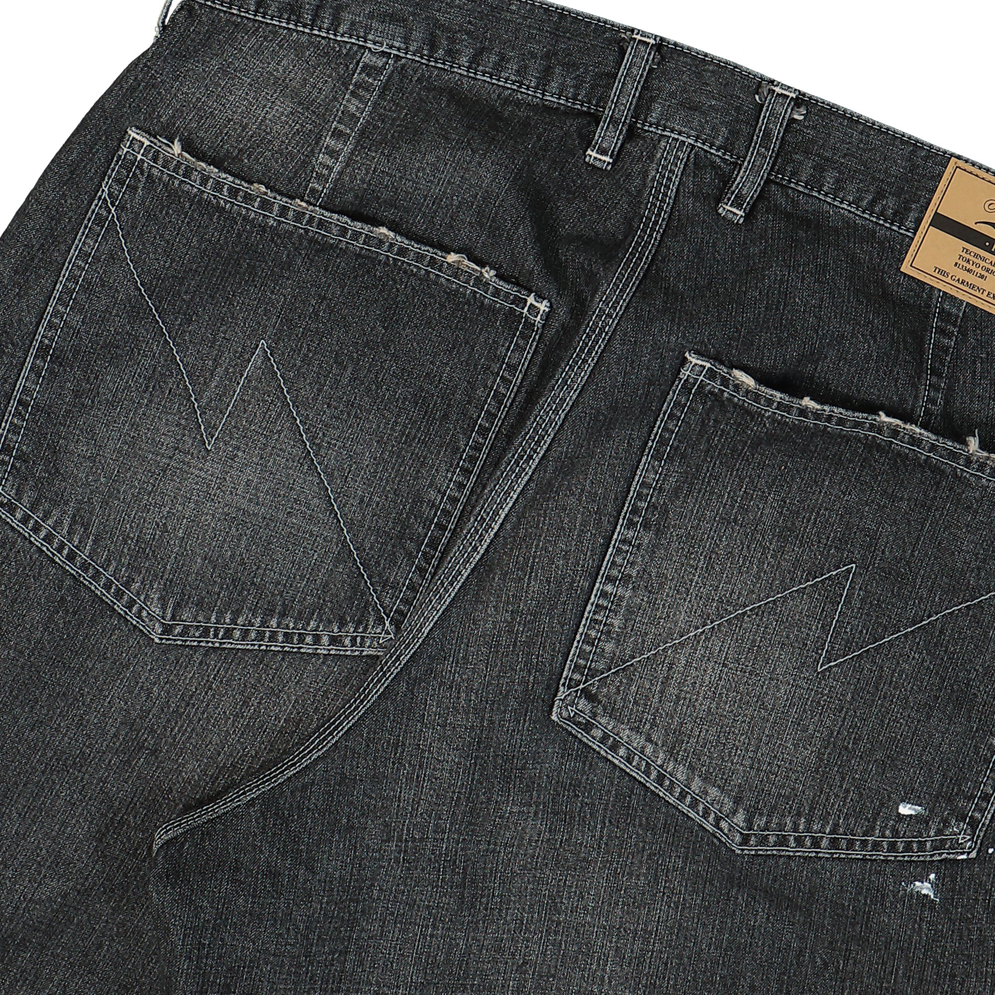 Neighborhood Washed Utility Pants Black Jeans Detail view 2 | Overkill