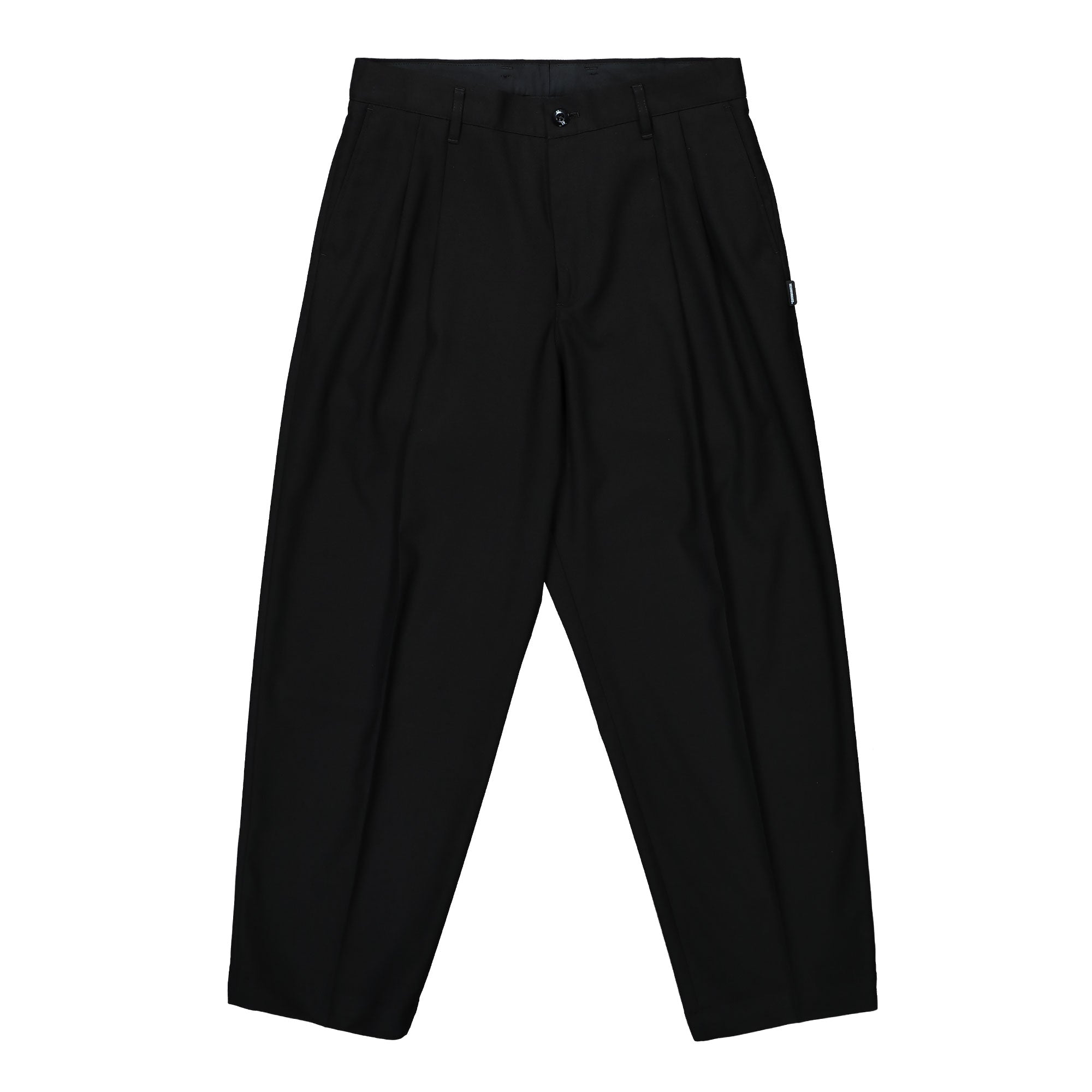 Neighborhood Two Tuck Pants Black Casual Pants 242SPNH-PTM07 / Black | Overkill