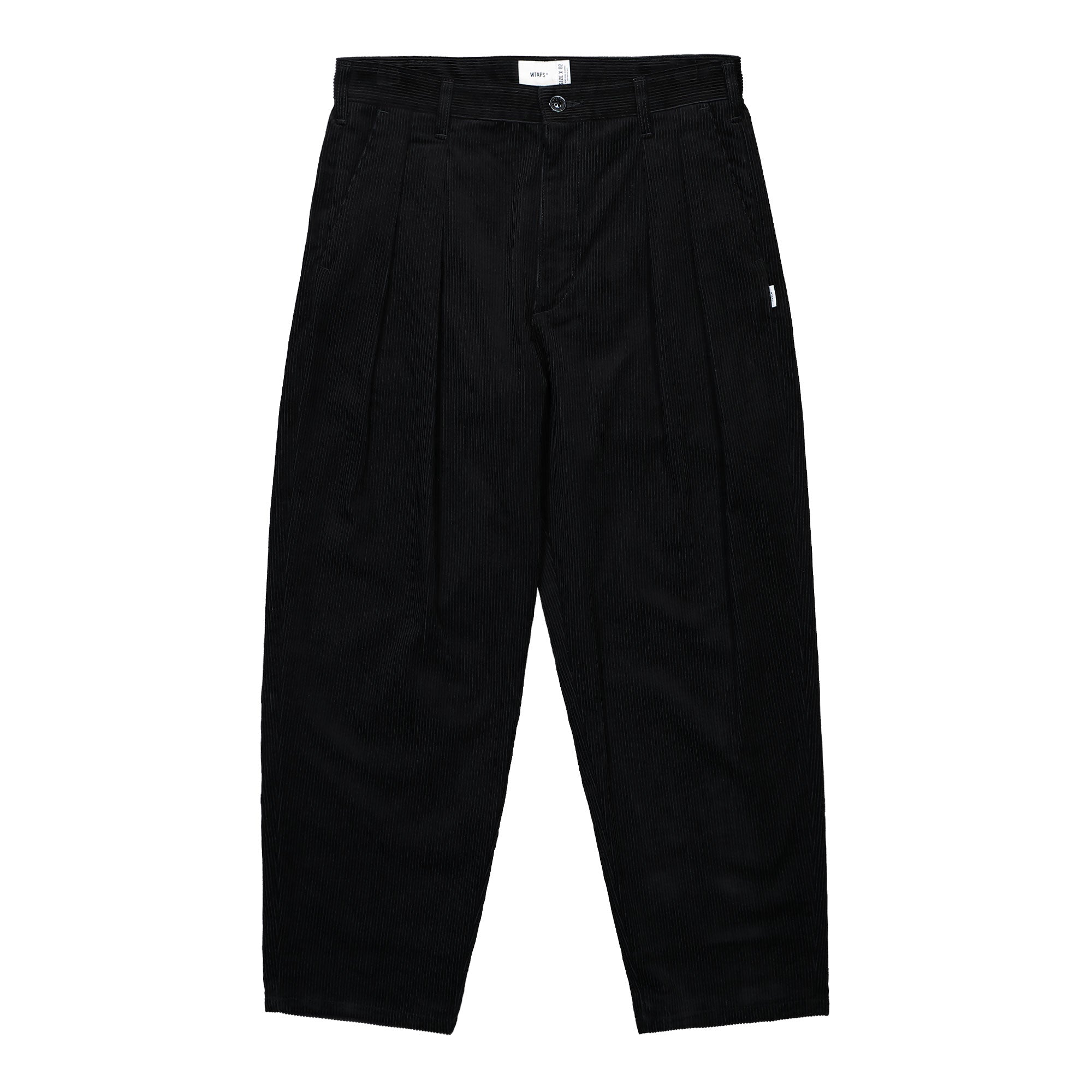 WTAPS TRDT1802 / Trousers / Cotton.Corduroy Black Casual Pants 242TQDT-PTM02 / Black | Overkill