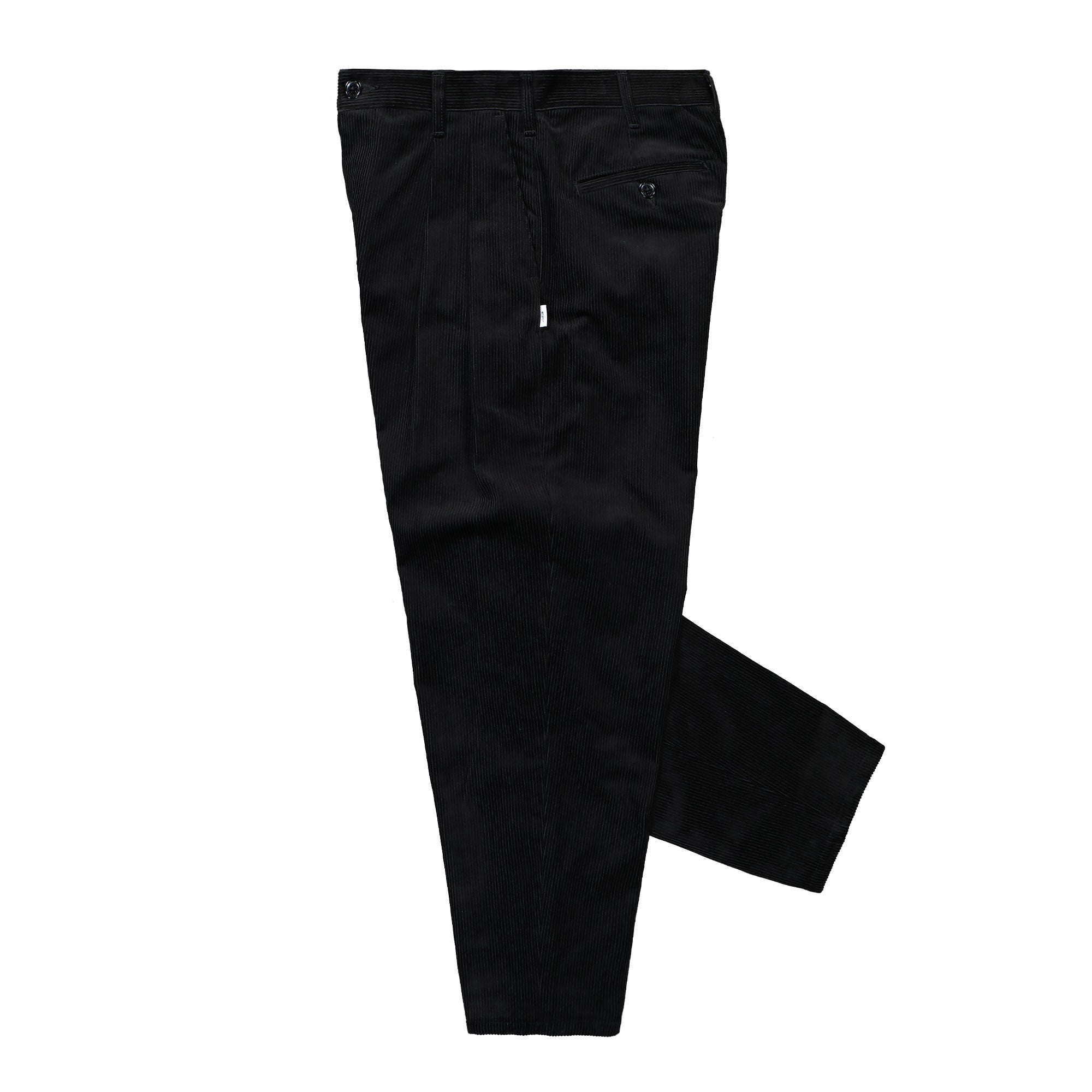 WTAPS TRDT1802 / Trousers / Cotton.Corduroy Black Casual Pants Close-up | Overkill