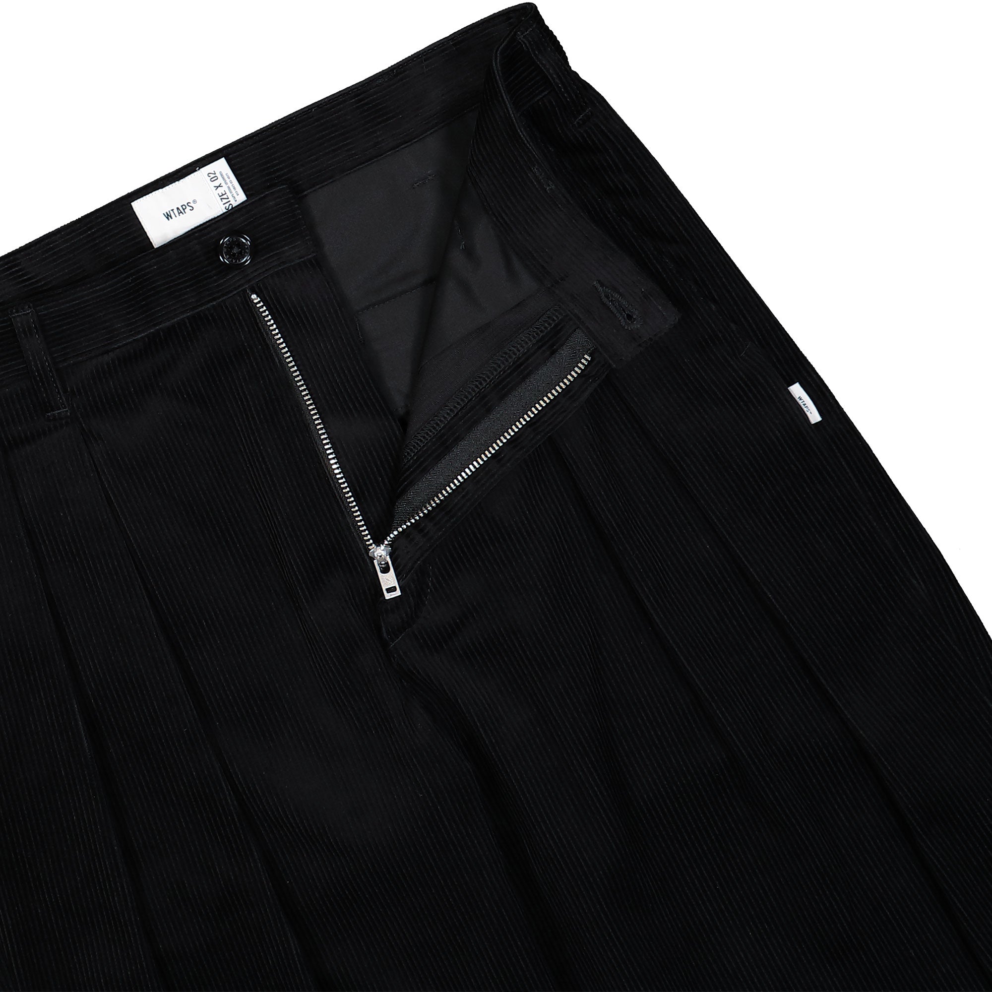 WTAPS TRDT1802 / Trousers / Cotton.Corduroy Black Casual Pants Detailfoto | Overkill