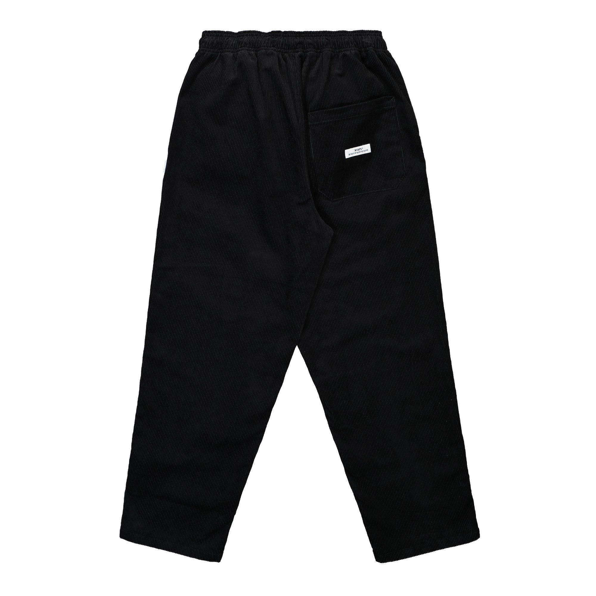 WTAPS SDDT2003 / Trousers / Cotton. Corduroy Black Casual Pants Material | Overkill