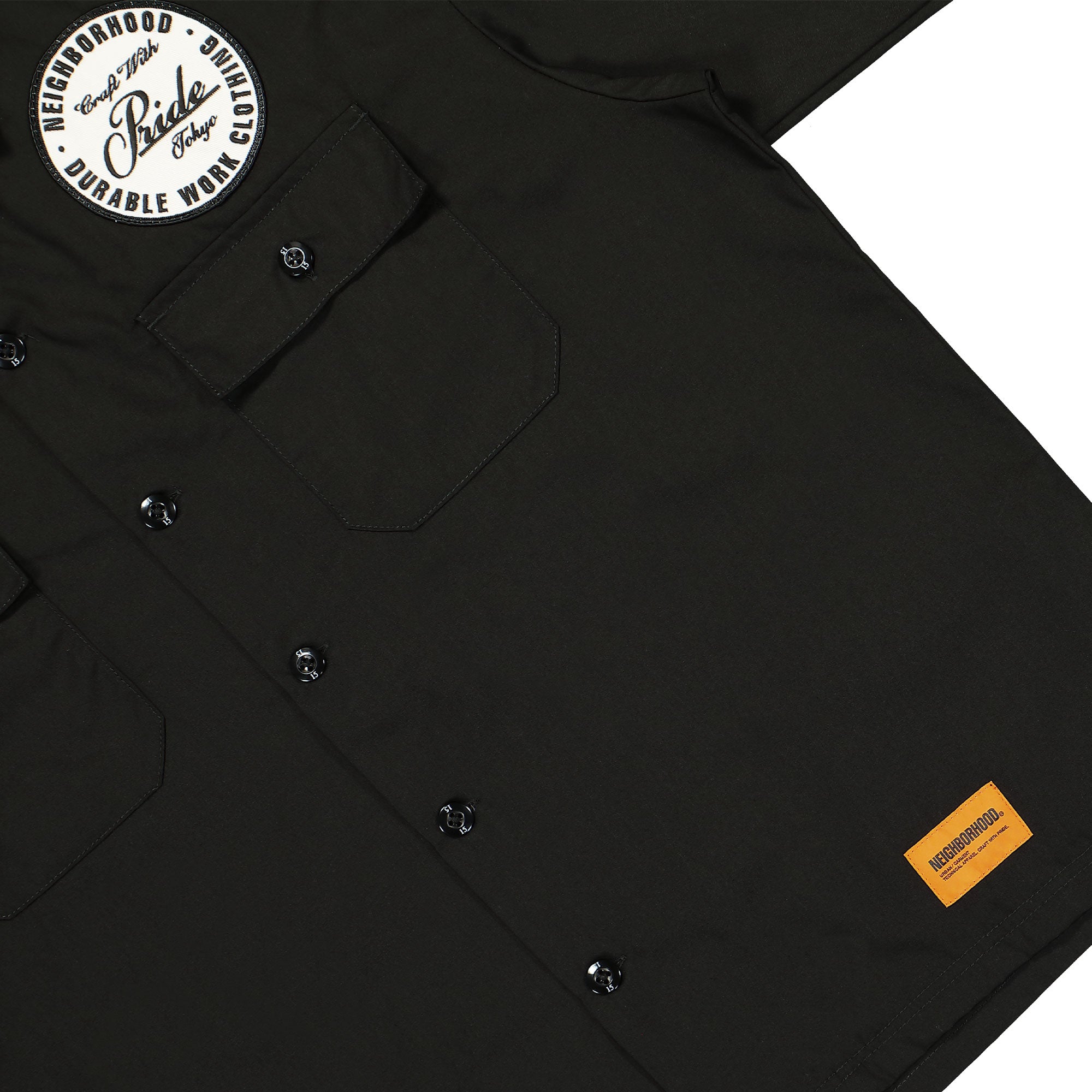Neighborhood Classic Work Shirt LS Black Shirts Detail view 1 | Overkill