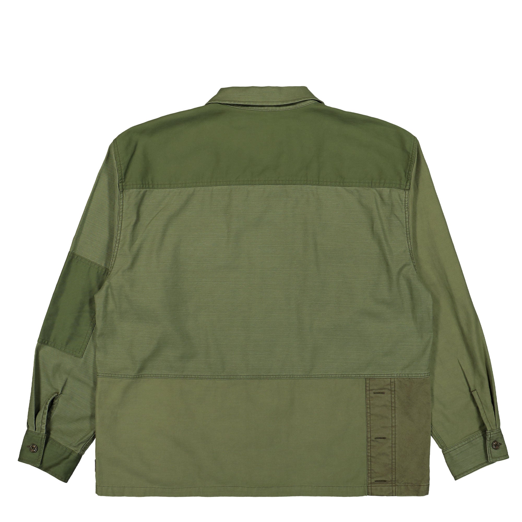 Neighborhood RM Utility Shirt LS Olive Drab Shirts Material | Overkill