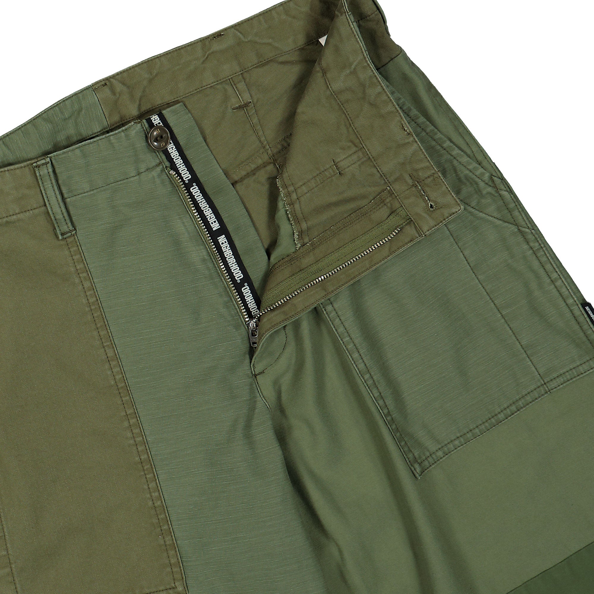 Neighborhood RM Baker Pants Olive Drab Casual Pants Detailfoto | Overkill