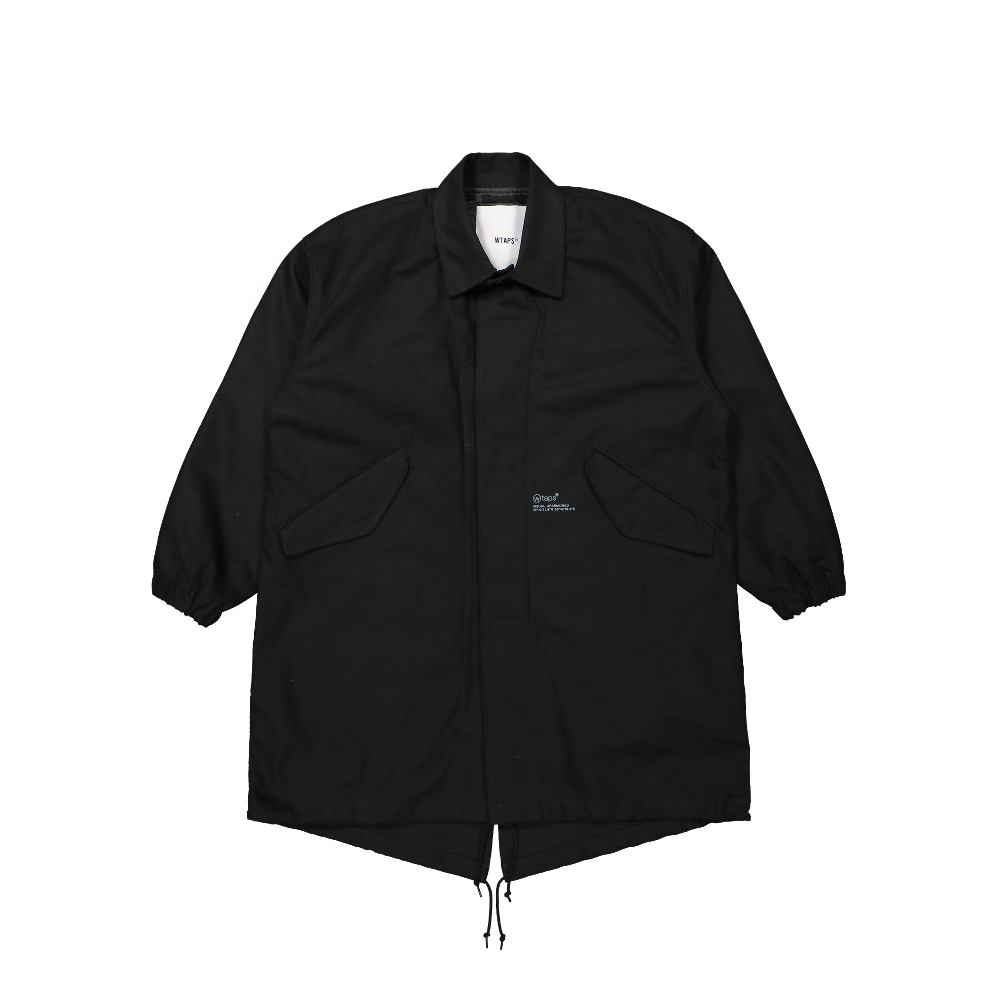 WTAPS Smock / Coat / Cotton.Serge Black Coats 242WVDT-JKM03 / Black | Overkill