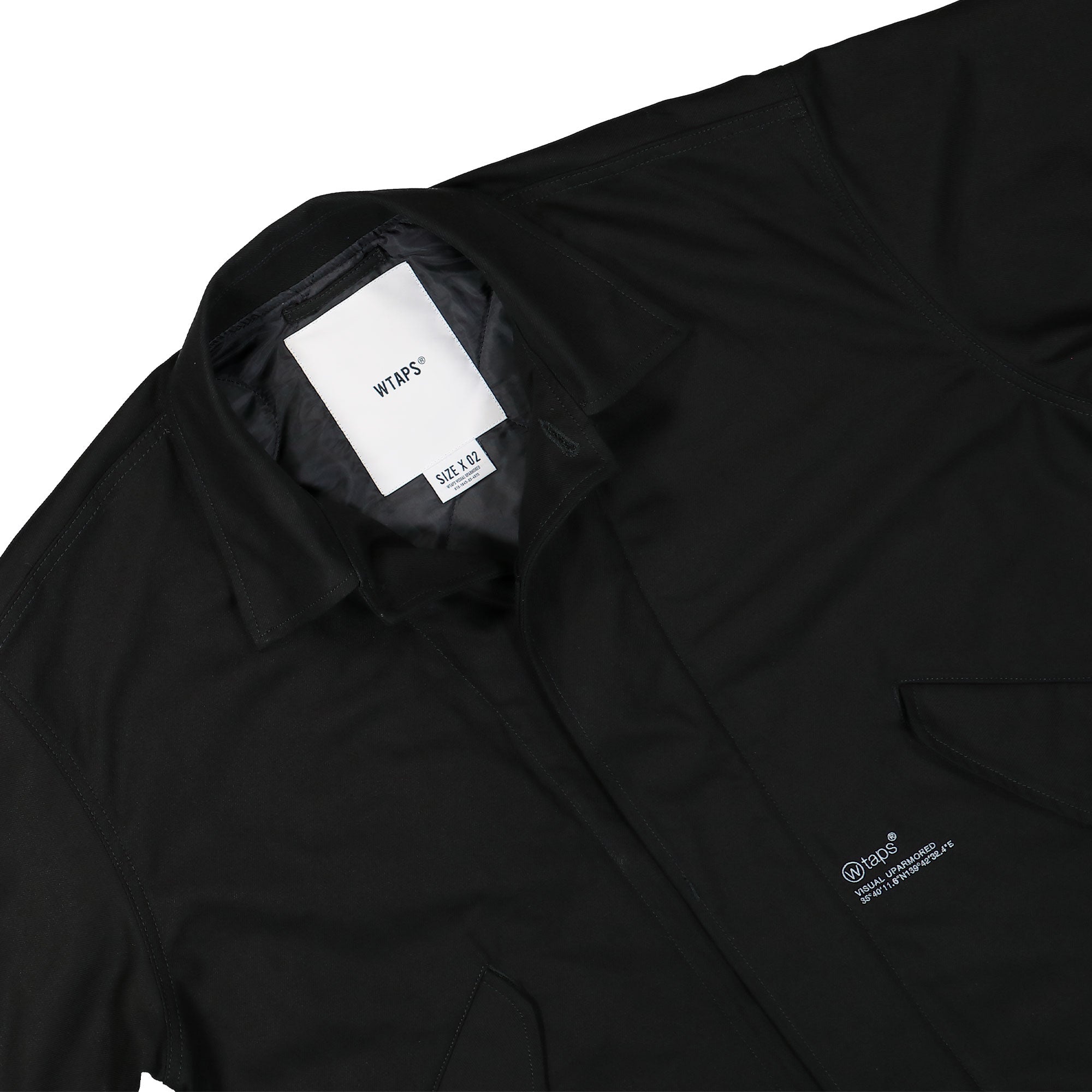 WTAPS Smock / Coat / Cotton.Serge Black Coats Material | Overkill