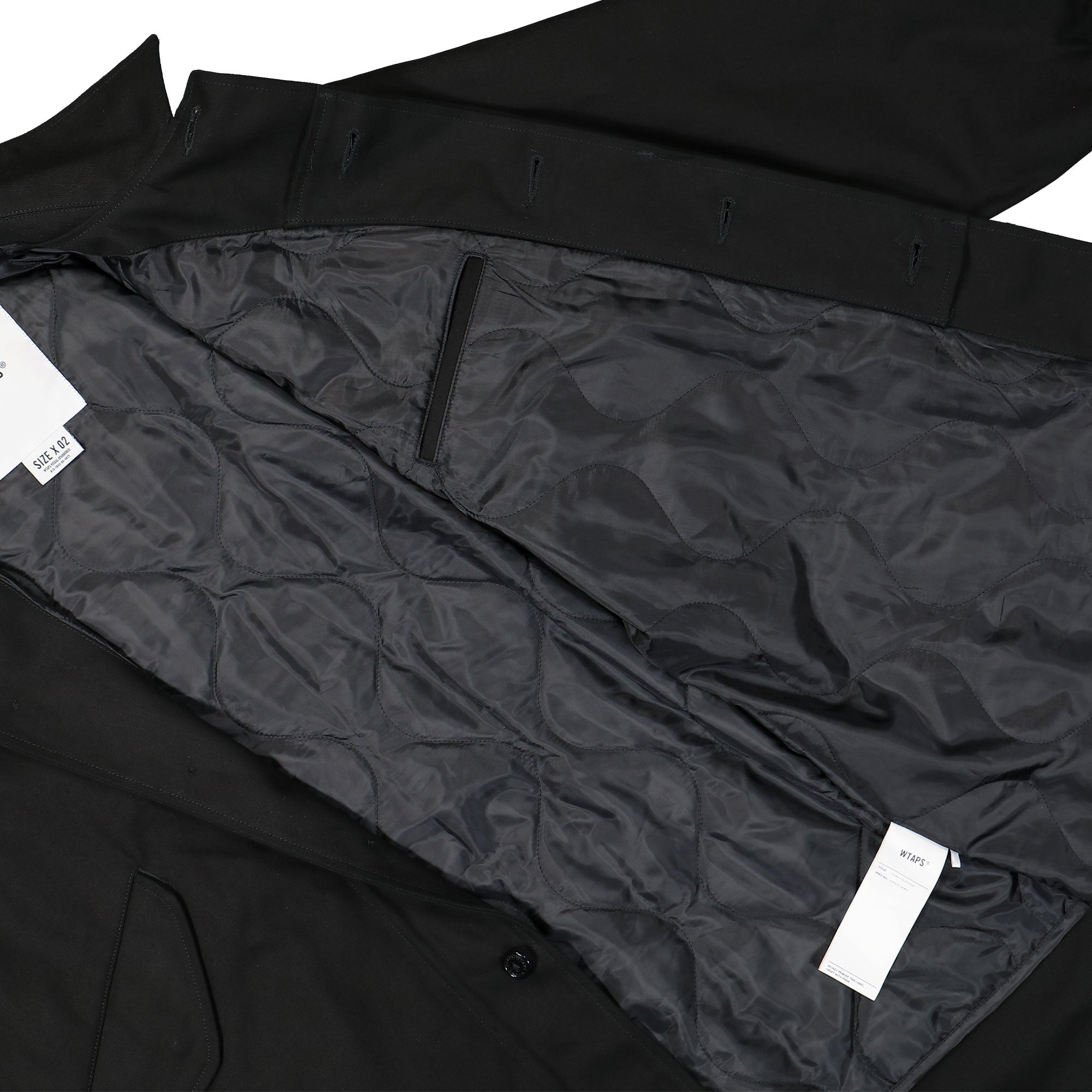WTAPS Smock / Coat / Cotton.Serge Black Coats Detail view 3 | Overkill