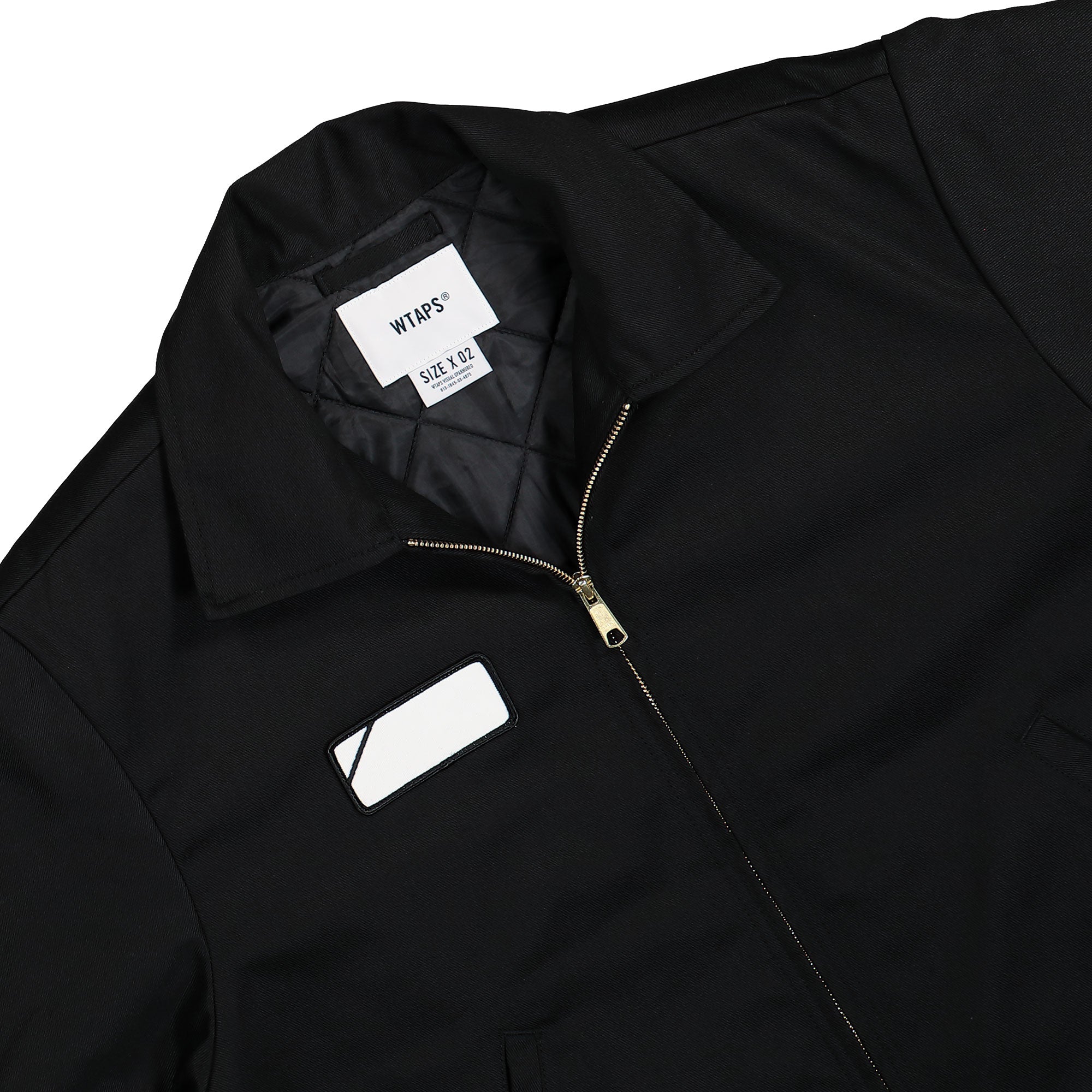 WTAPS Wrecker / Jacket / CTPL. Twill Black Bomber & Varsity Jackets Close-up | Overkill