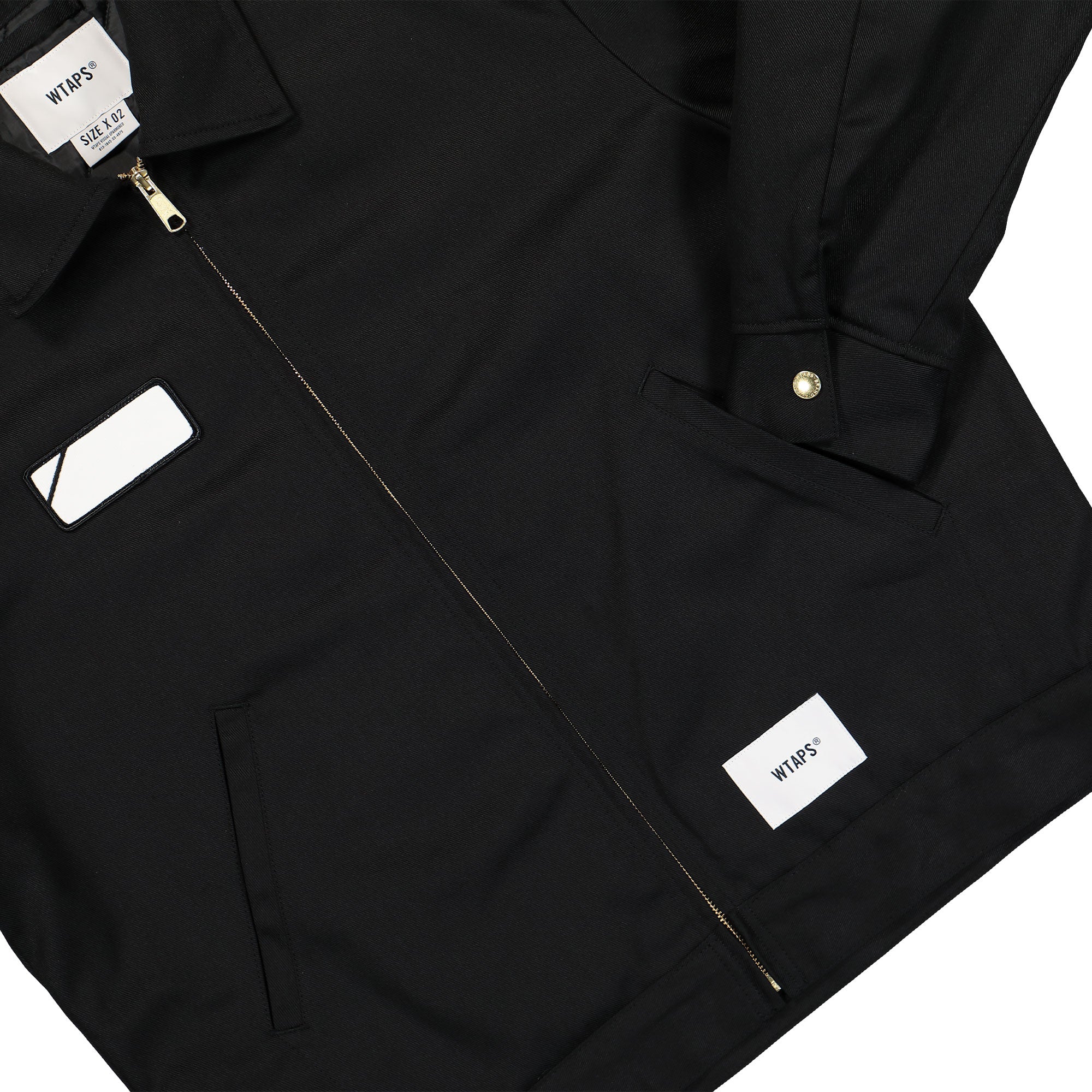 WTAPS Wrecker / Jacket / CTPL. Twill Black Bomber & Varsity Jackets Detailfoto | Overkill