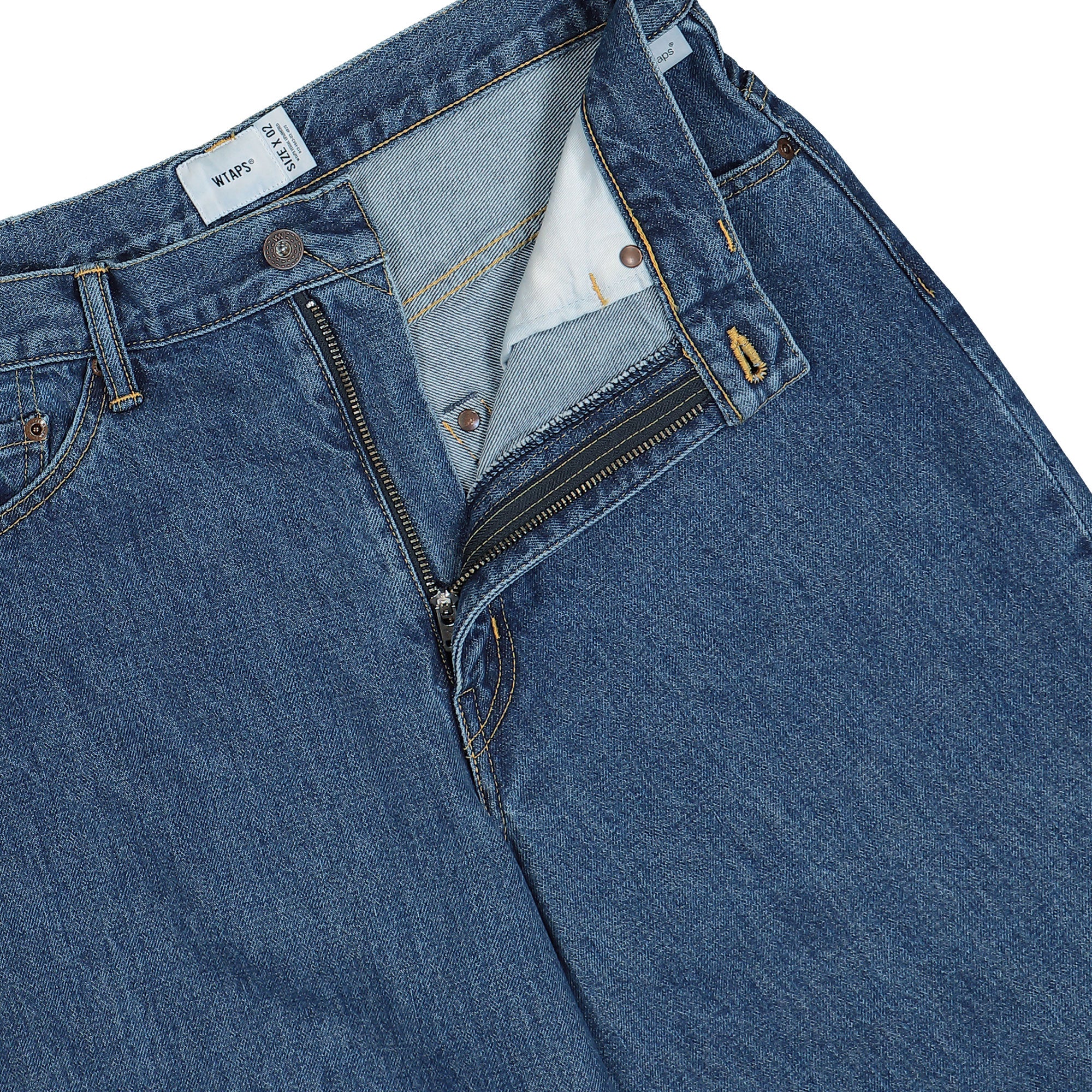 WTAPS Blues Straight / Trousers / Cotton.Denim Indigo Jeans Detailfoto | Overkill