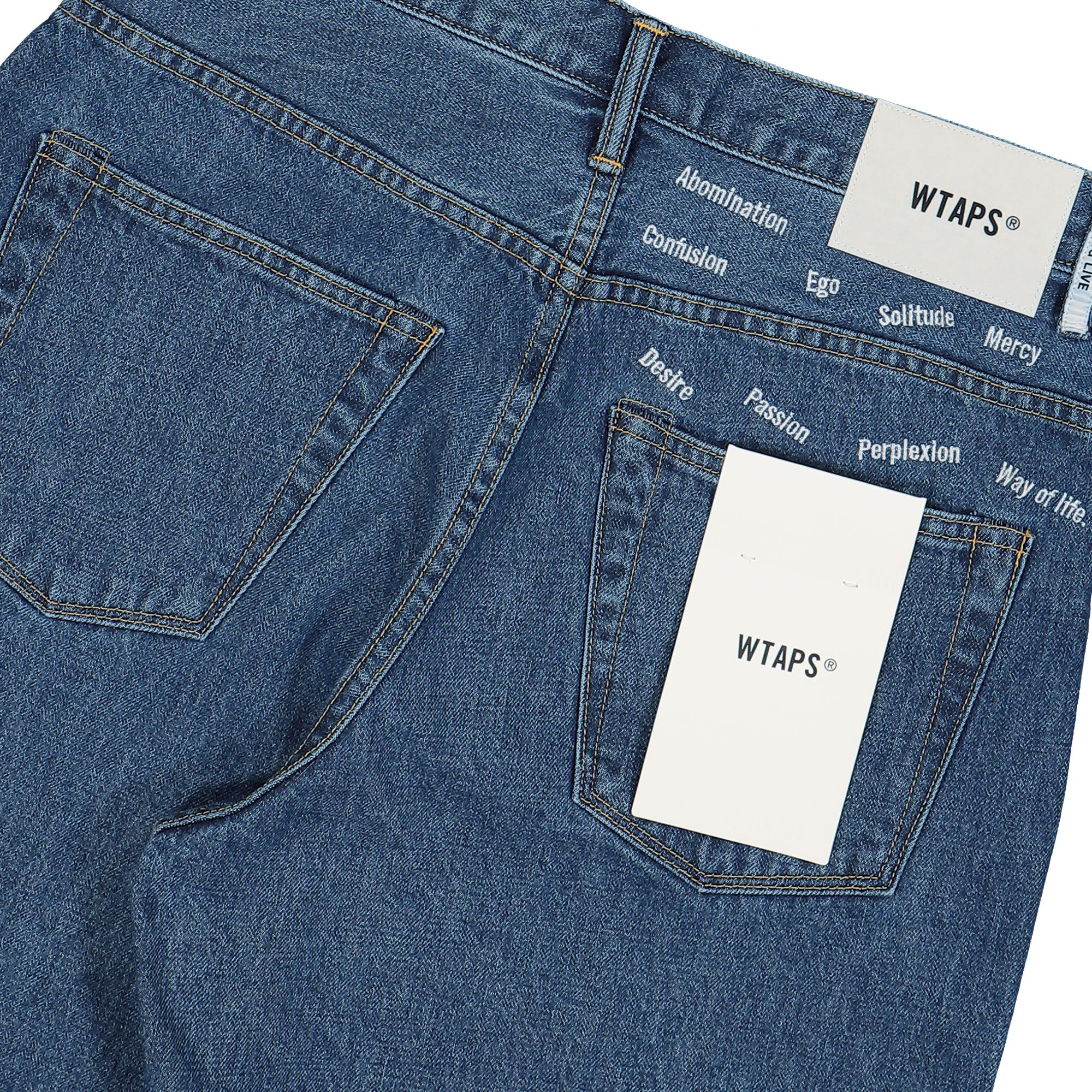 WTAPS Blues Straight / Trousers / Cotton.Denim Indigo Jeans Detail view 1 | Overkill
