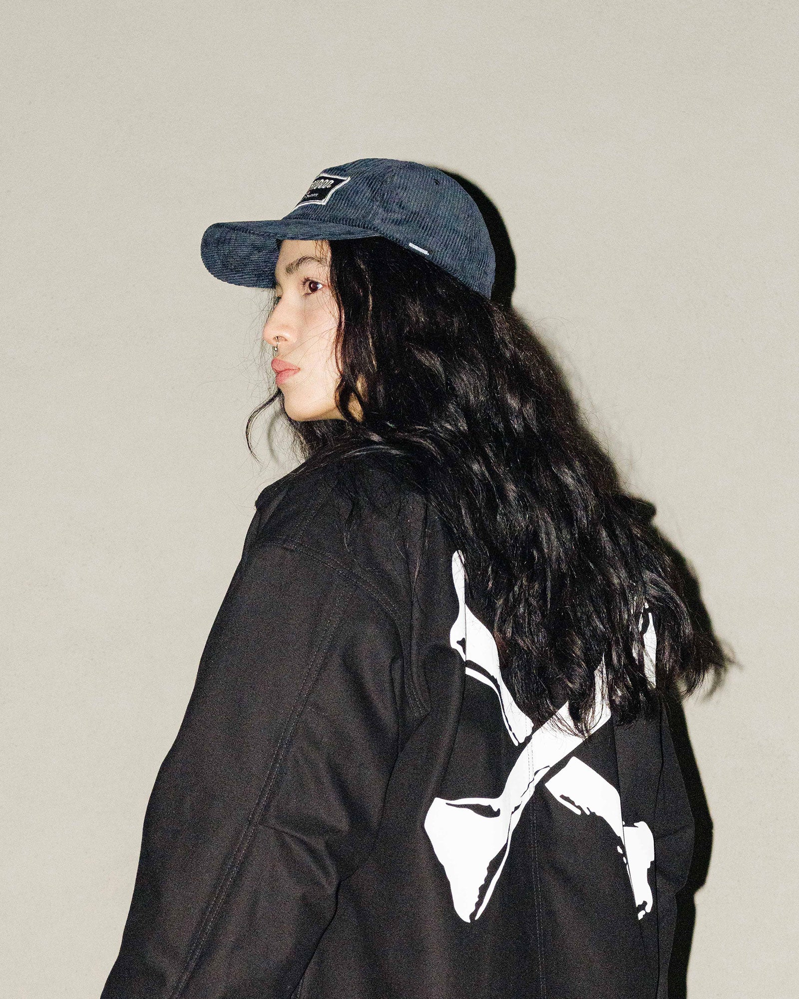 Neighborhood Corduroy Dad Cap Black Caps Close-up | Overkill