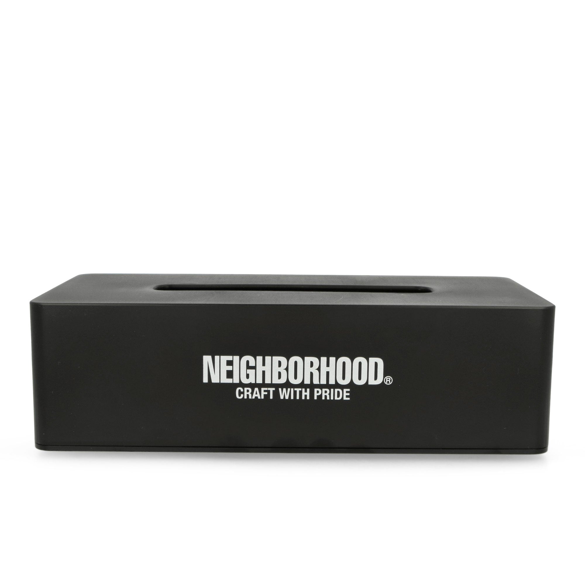 Neighborhood Logo Tissue Case Black Other Home Accessories 242YJNH-AC01 / Black | Overkill