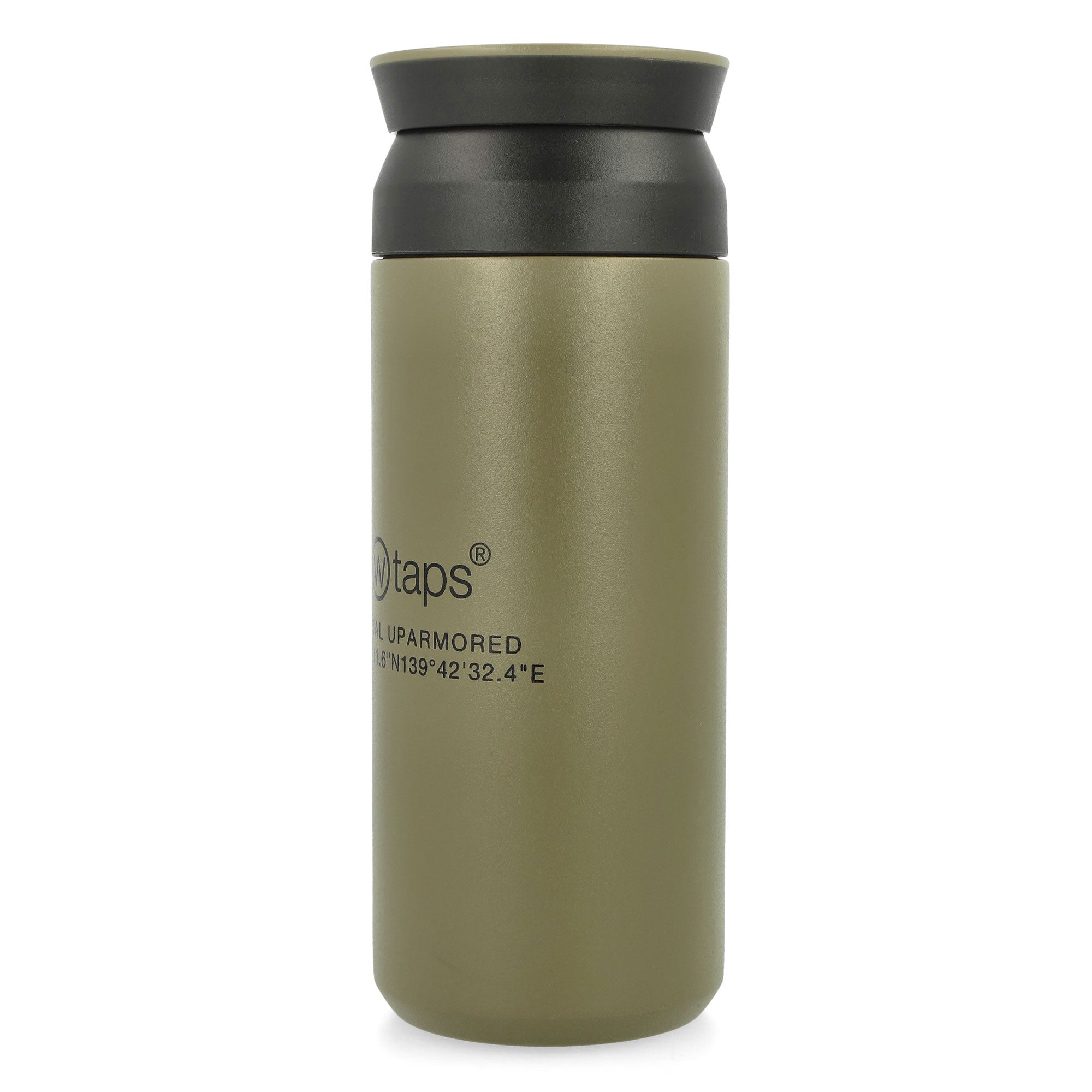 WTAPS H20 500ML / WATER BOTTLE / STEEL Olive Drab Mugs & Bottles Close-up | Overkill