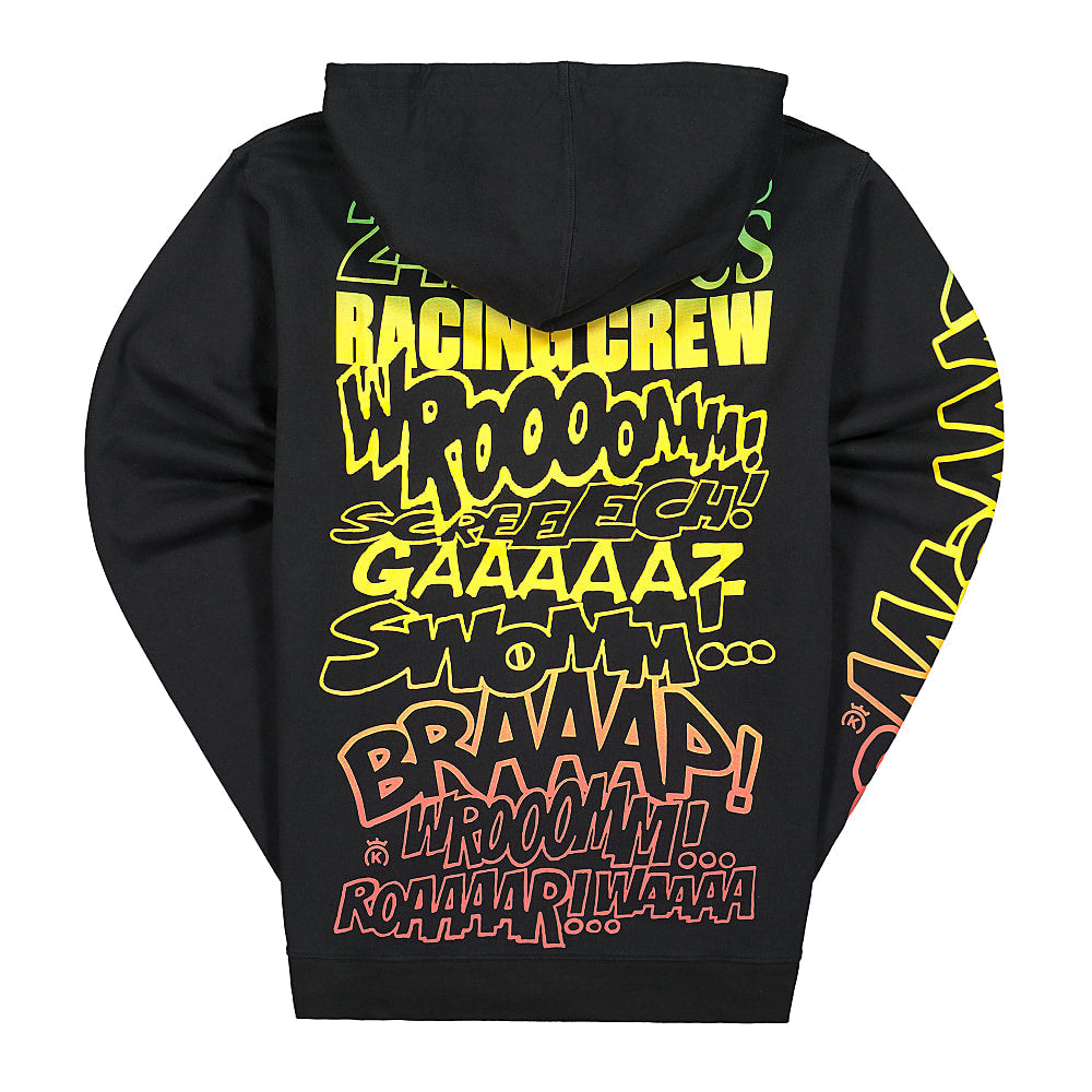 24 Kilates Racing Crew Hoodie Black Hoodies Close-up | Overkill