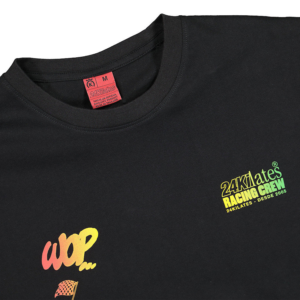 24 Kilates Racing Crew Tee Black T-Shirts Material | Overkill