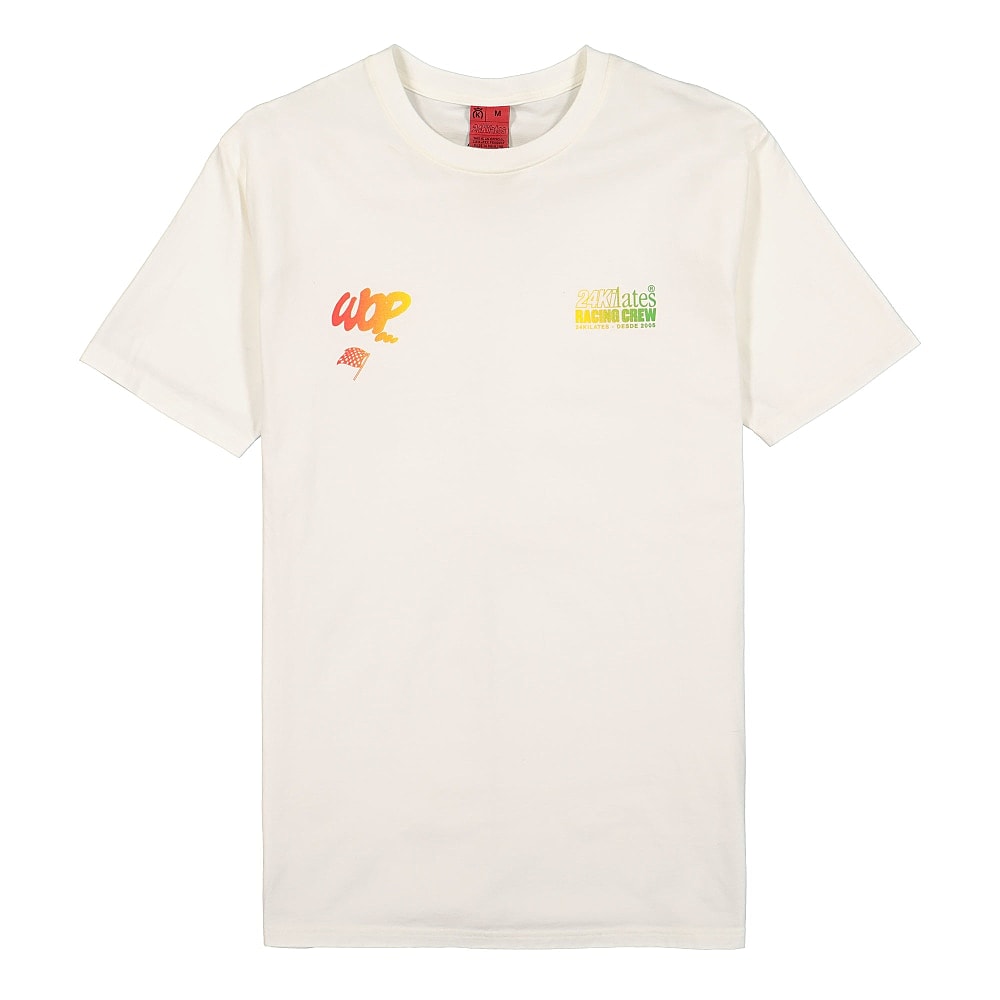 24 Kilates Racing Crew Tee White T-Shirts 24KSS21-RCW-SS-02 | Overkill