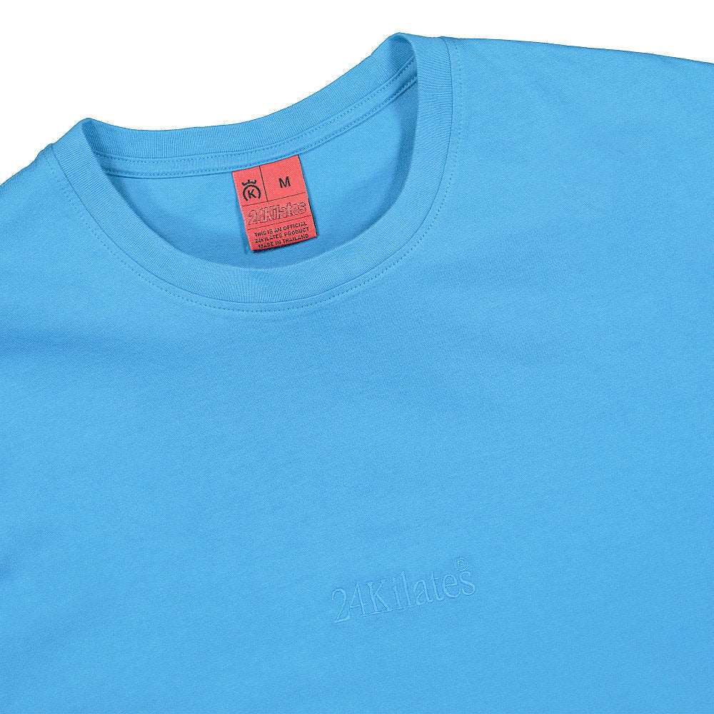 24 Kilates Zoom Logo Tee Blue T-Shirts Material | Overkill