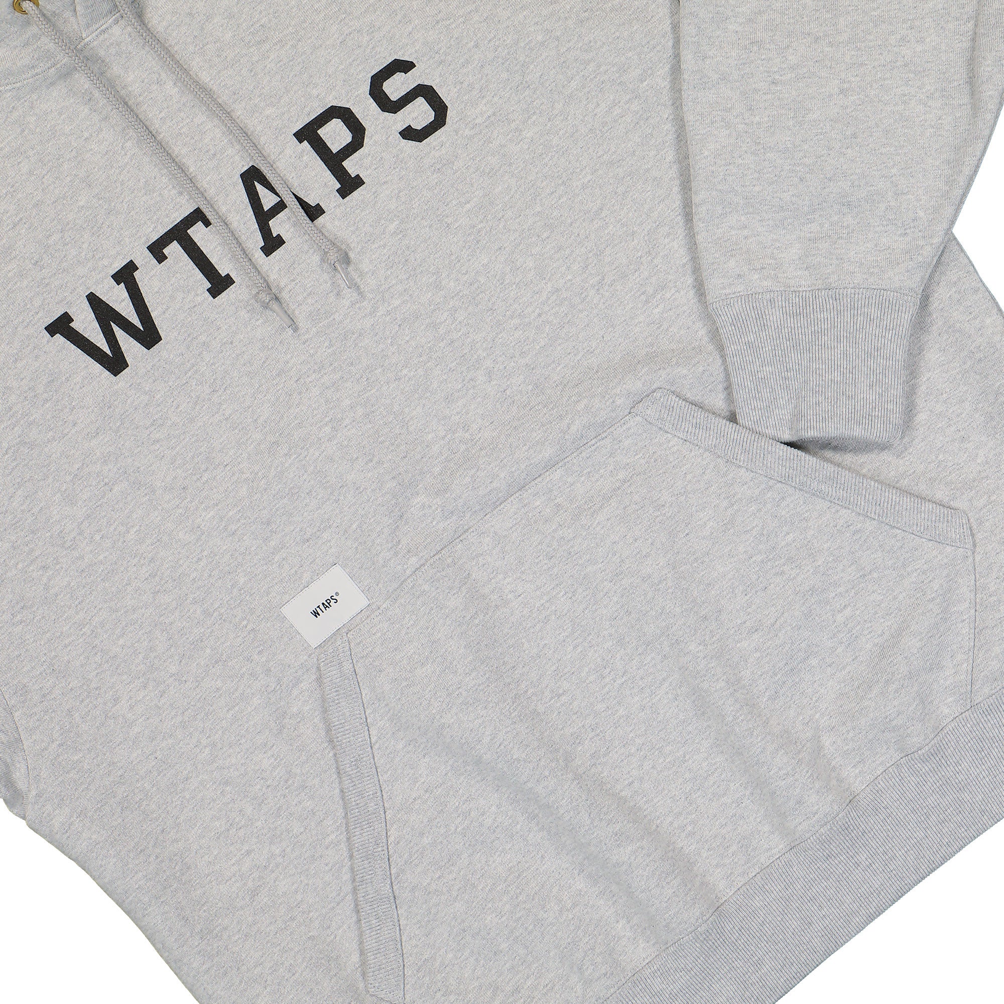 WTAPS Academy / Hoodie / Cotton Ash Gray Hoodies Detailfoto | Overkill