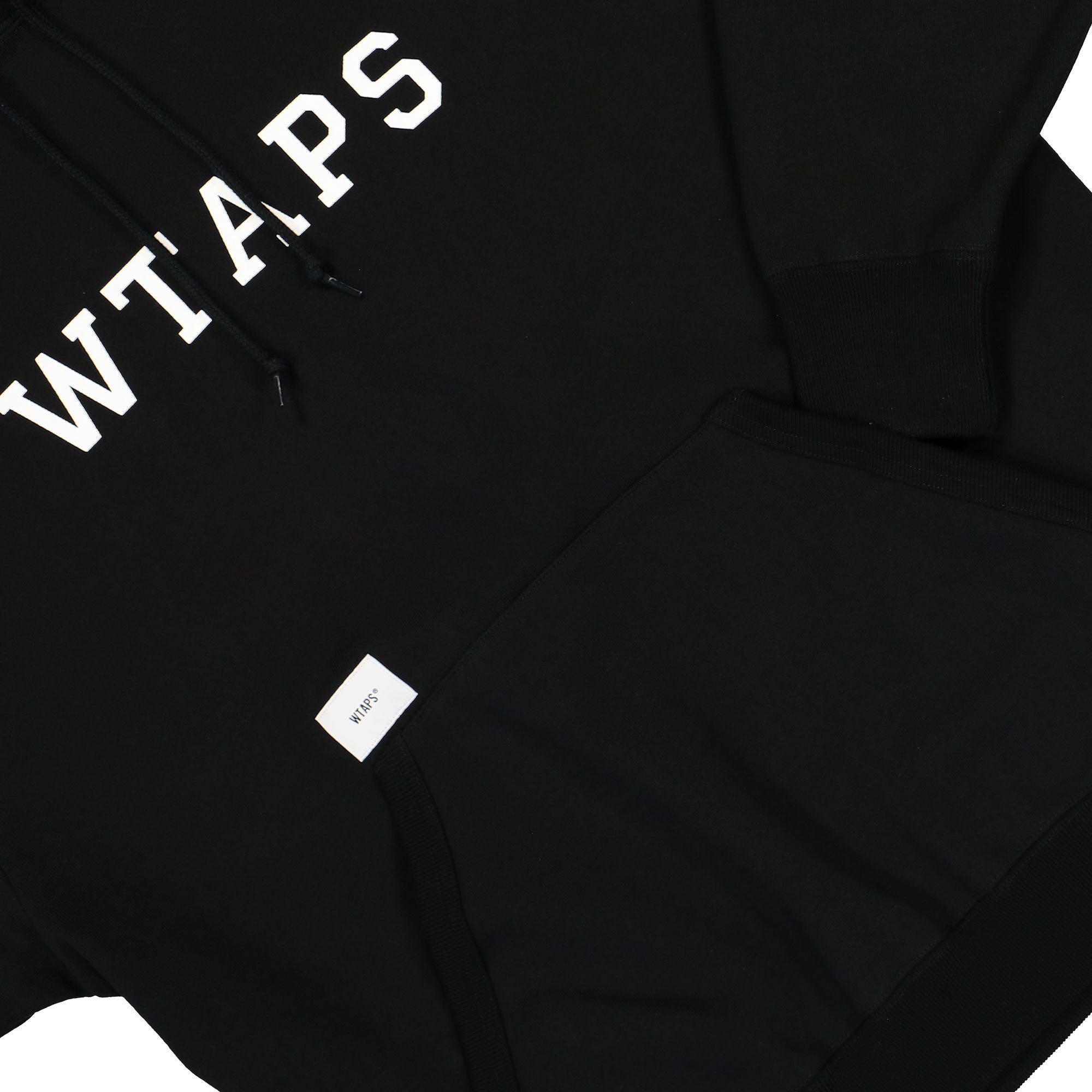 WTAPS Academy / Hoodie / Cotton Black Hoodies Detailfoto | Overkill