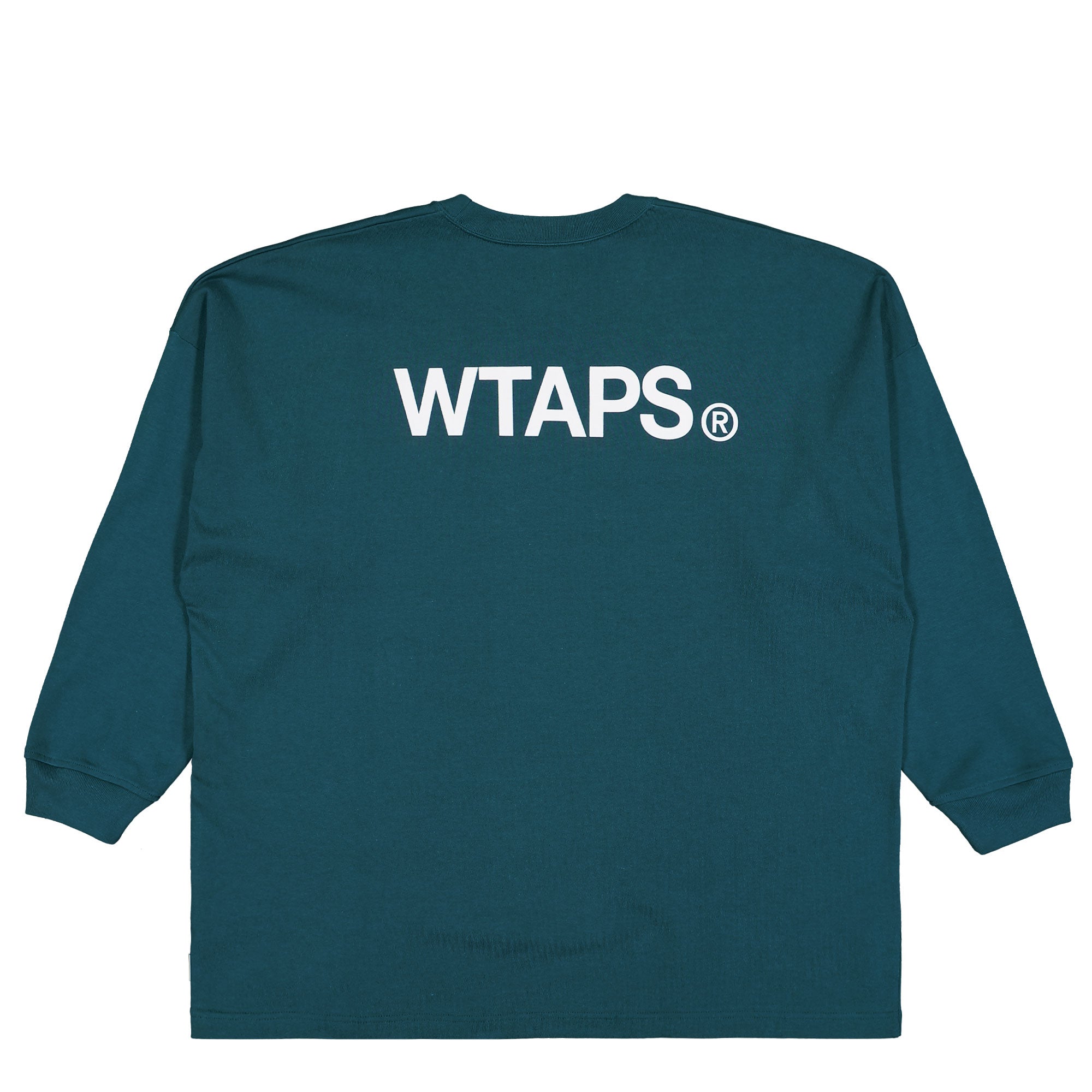 WTAPS Identity / LS / Cotton Teal Sweatshirts 251ATDT-CSM16 Detailfoto | Overkill