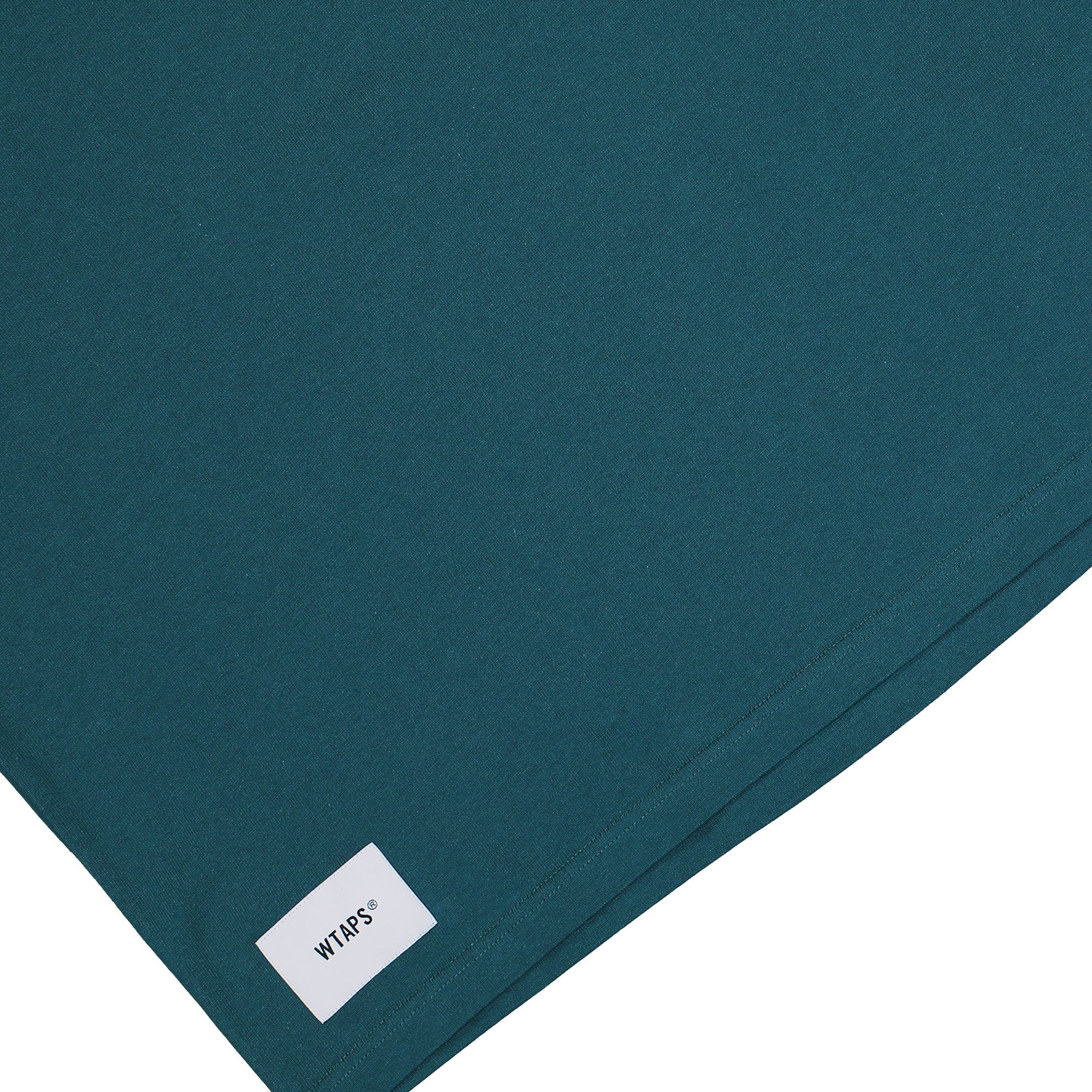 WTAPS Identity / LS / Cotton Teal Sweatshirts 251ATDT-CSM16 Detail View 1 | Overkill