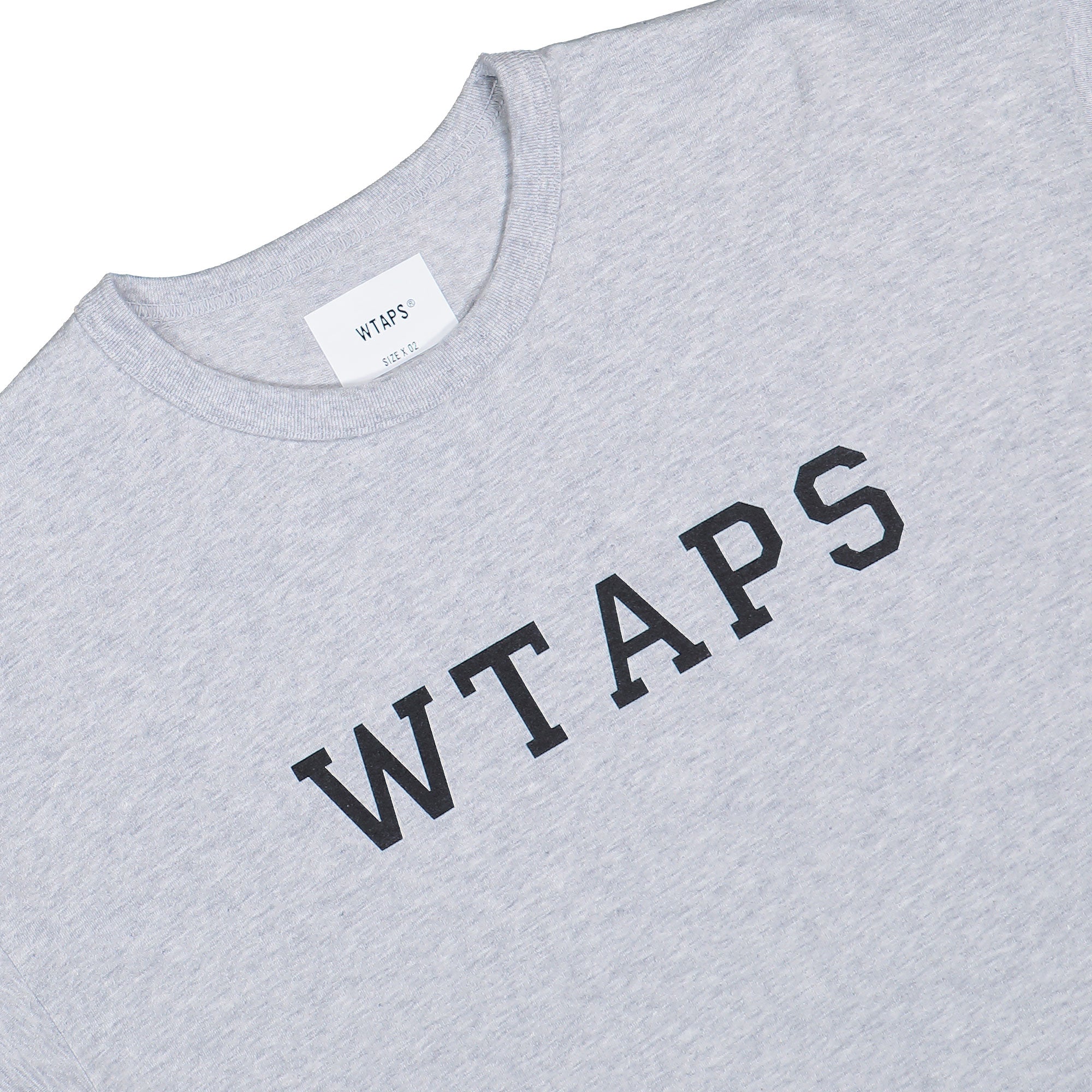 WTAPS Academy 01 / SS / CTPL Ash Gray T-Shirt 251ATDT-CSM19 / Ash Gray Detailfoto | Overkill