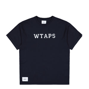 WTAPS Academy 01 / SS / CTPL Navy T-Shirt 251ATDT-CSM19 / Navy | Overkill