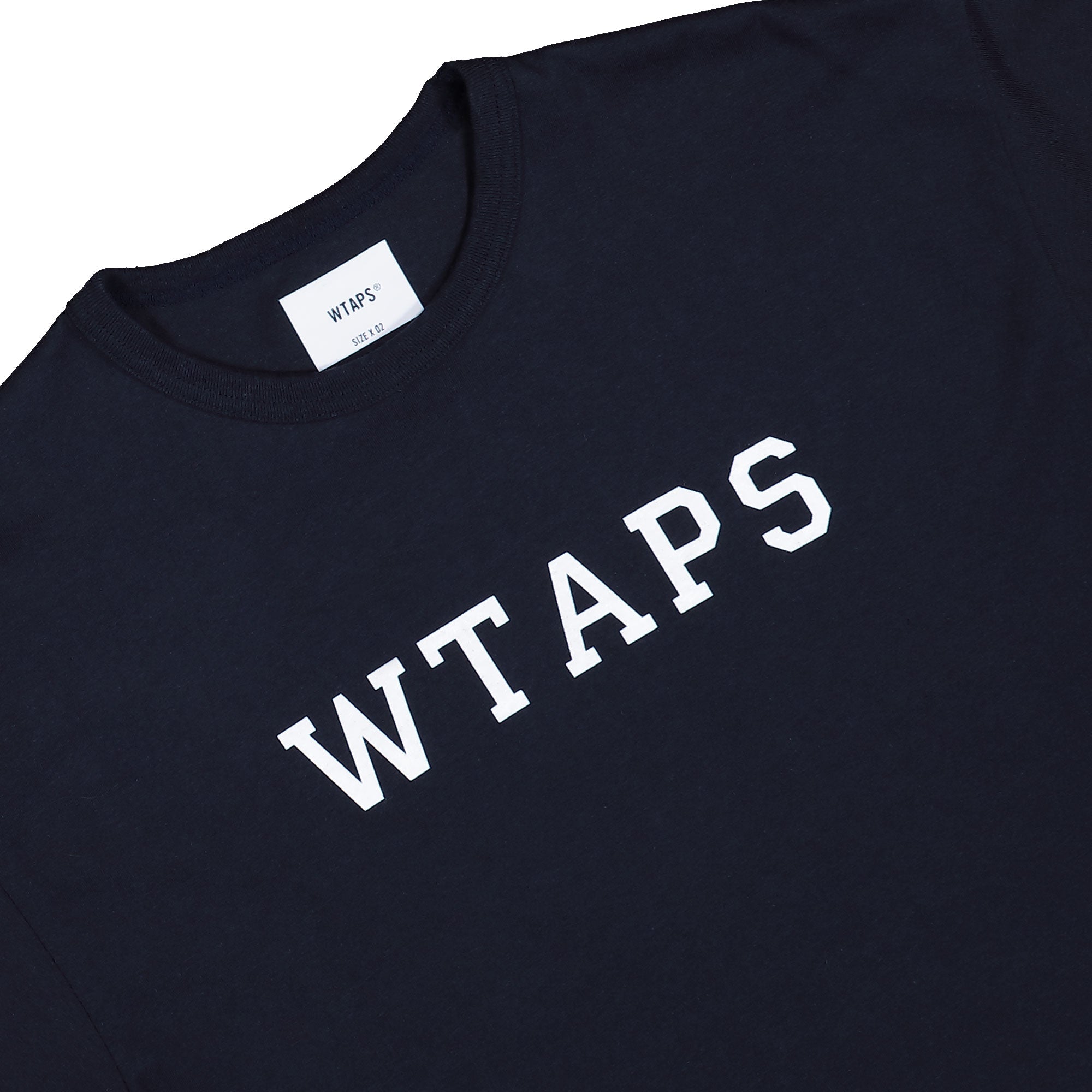 WTAPS Academy 01 / SS / CTPL Navy T-Shirt 251ATDT-CSM19 / Navy Detailfoto | Overkill