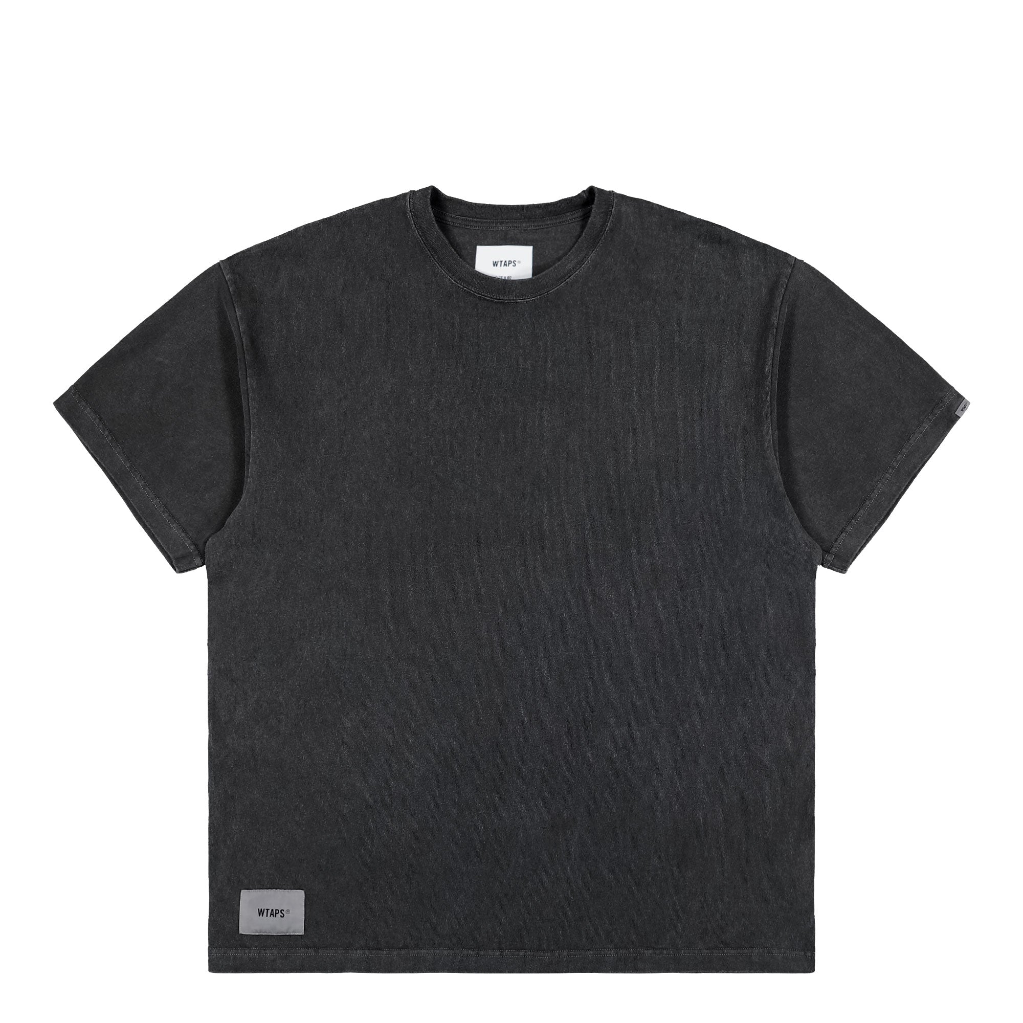 WTAPS Sign 02 / SS Cotton Black T-Shirt 251ATDT-CSM38 / Black | Overkill